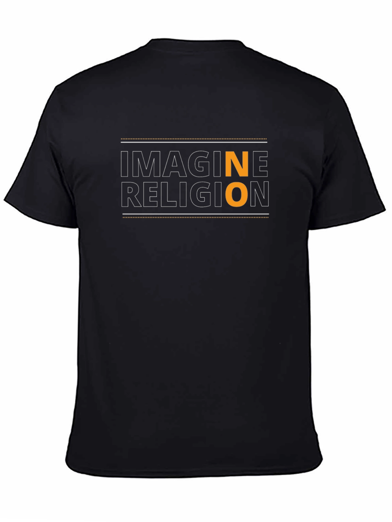 Imagine No Religion T-Shirt - Black