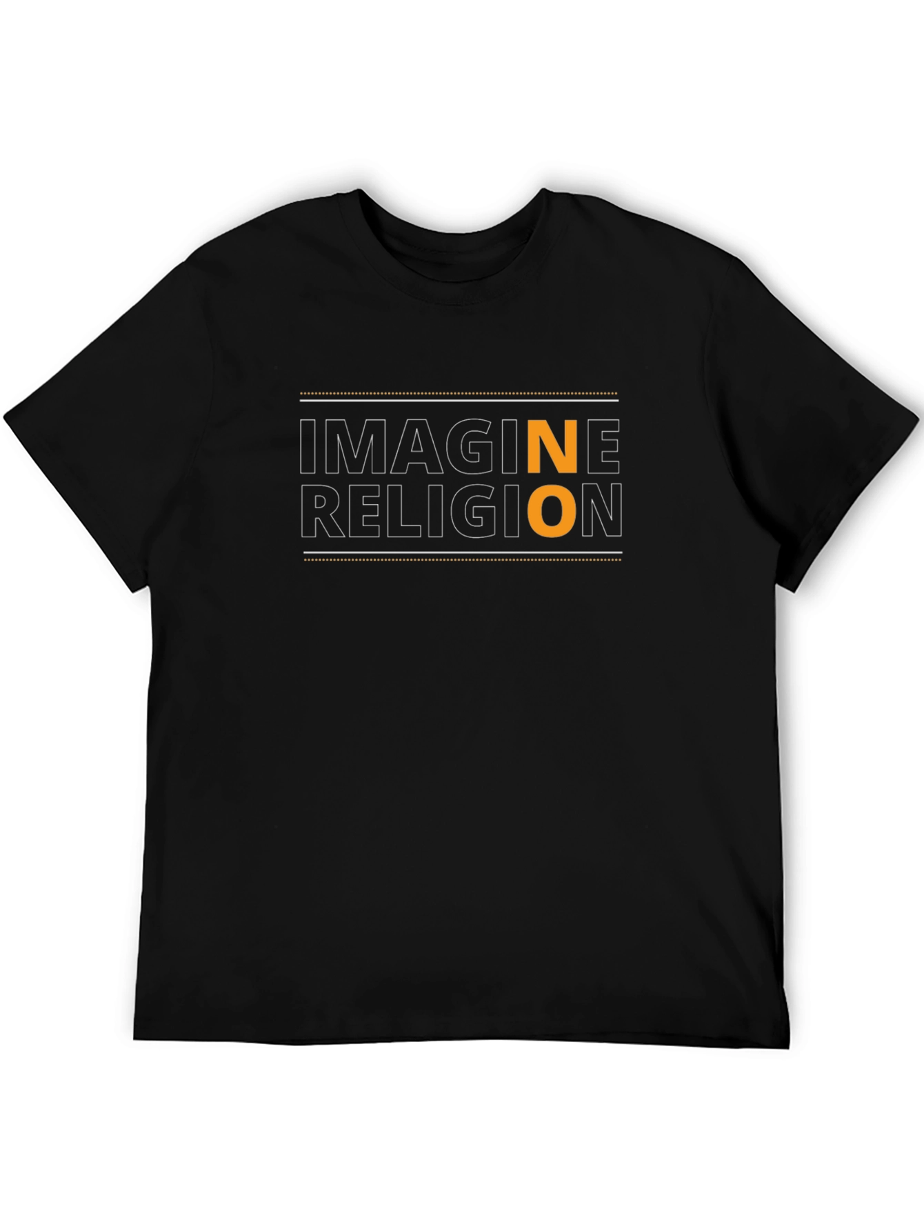 Imagine No Religion T-Shirt - Black