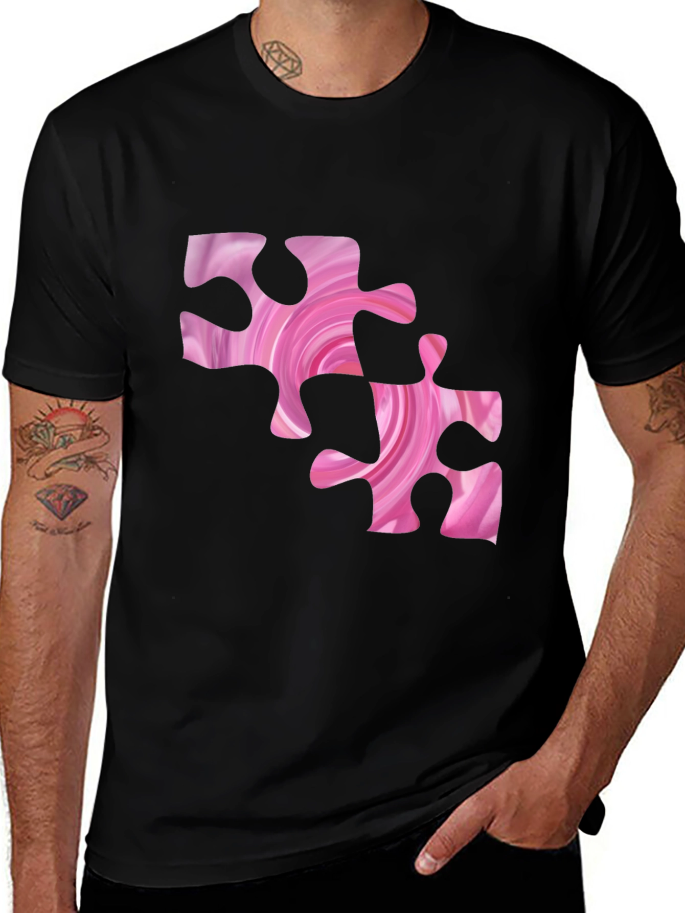 Puzzle Piece Graphic Tee - Unisex