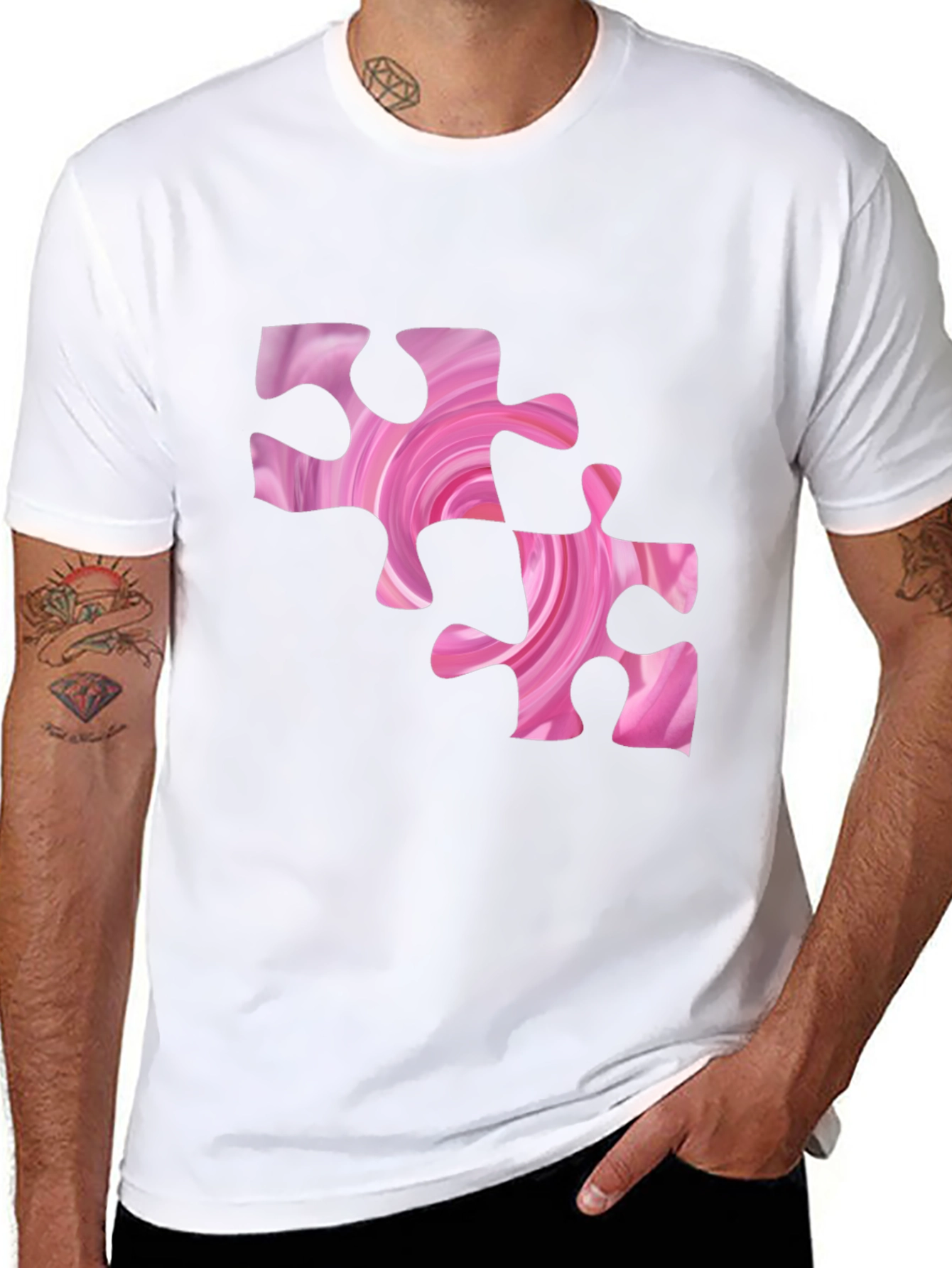 Puzzle Piece Graphic Tee - Unisex
