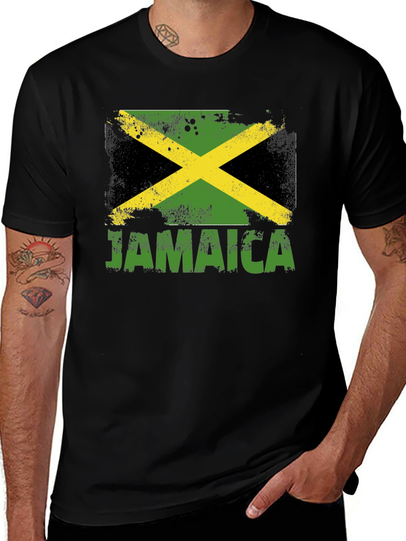 Jamaica Flag Graphic T-Shirt
