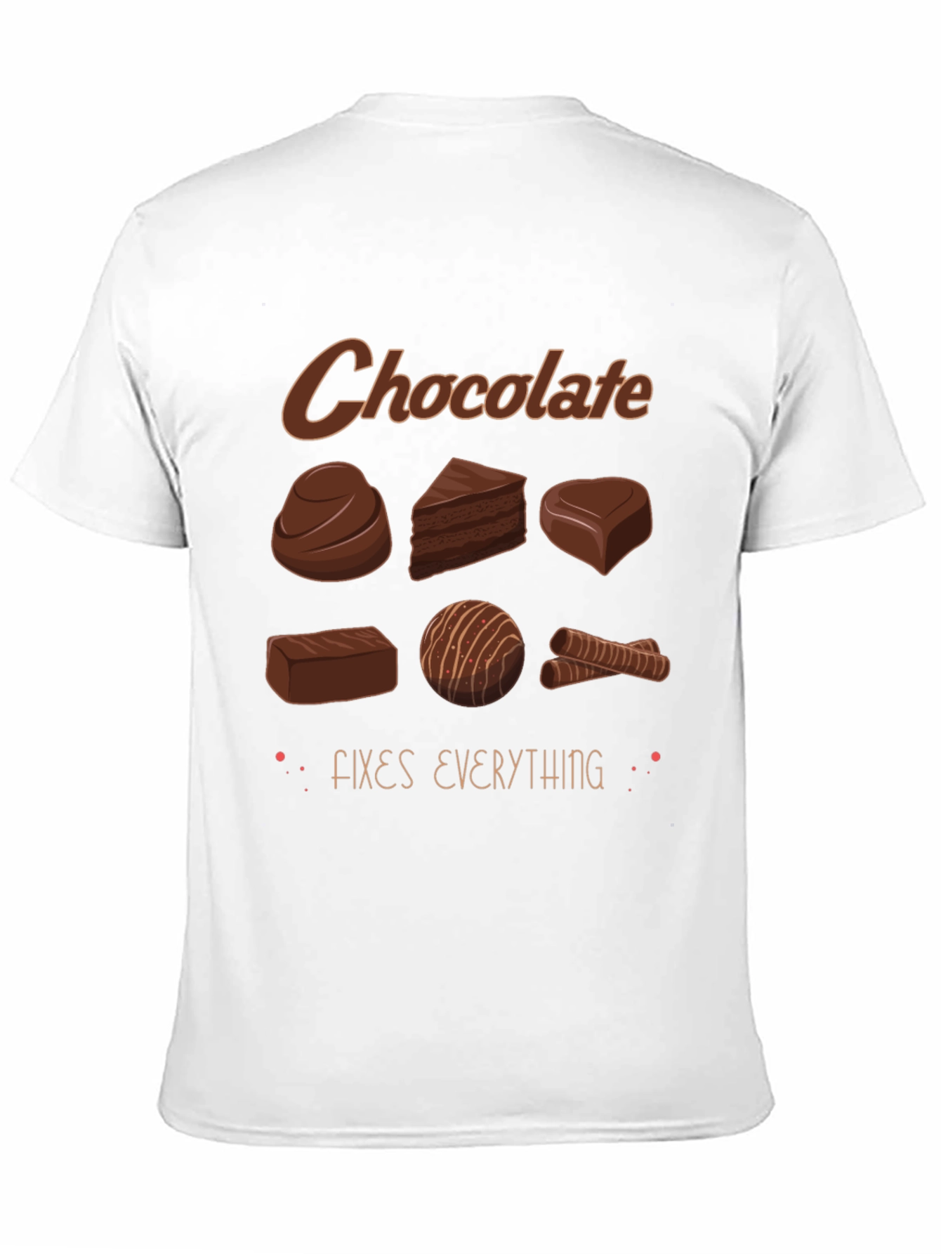Chocolate Fixes Everything Graphic T-Shirt