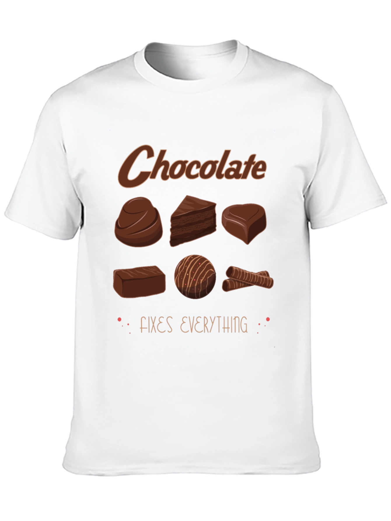 Chocolate Fixes Everything Graphic T-Shirt