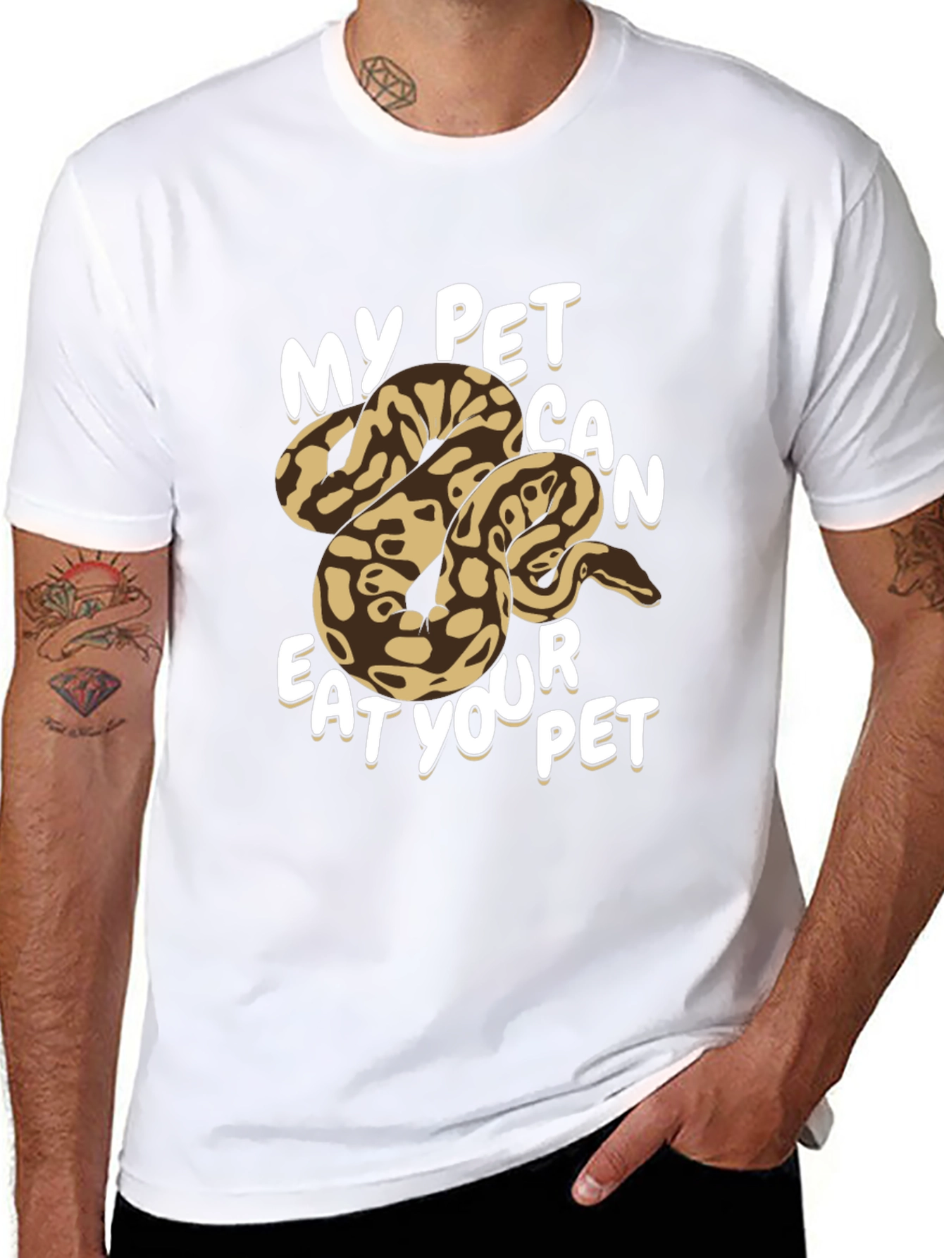 My Pet Can Eat Your Pet Snake T-Shirt