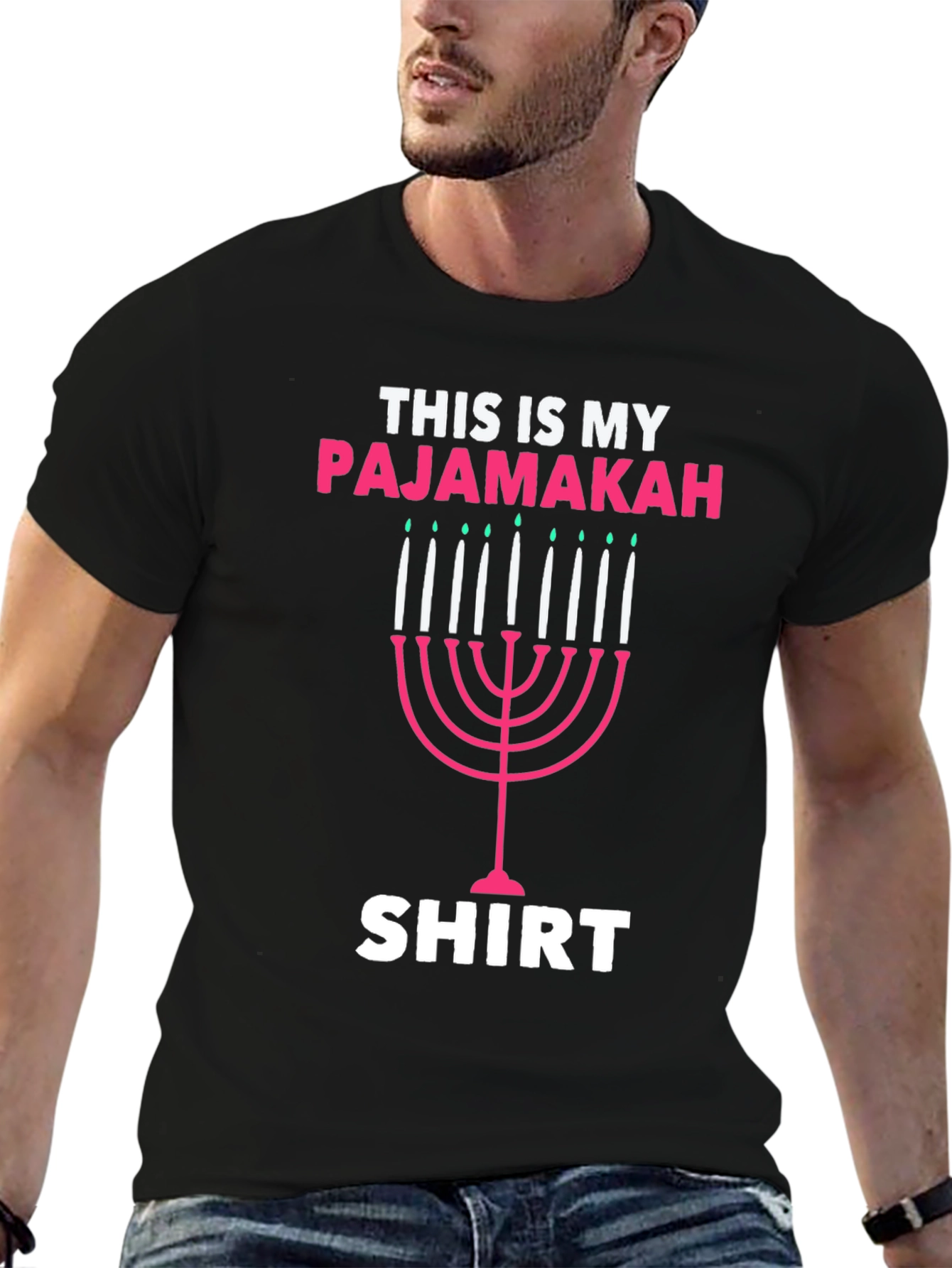 Pajamakah Hanukkah T-Shirt - Funny Holiday Pajama Top