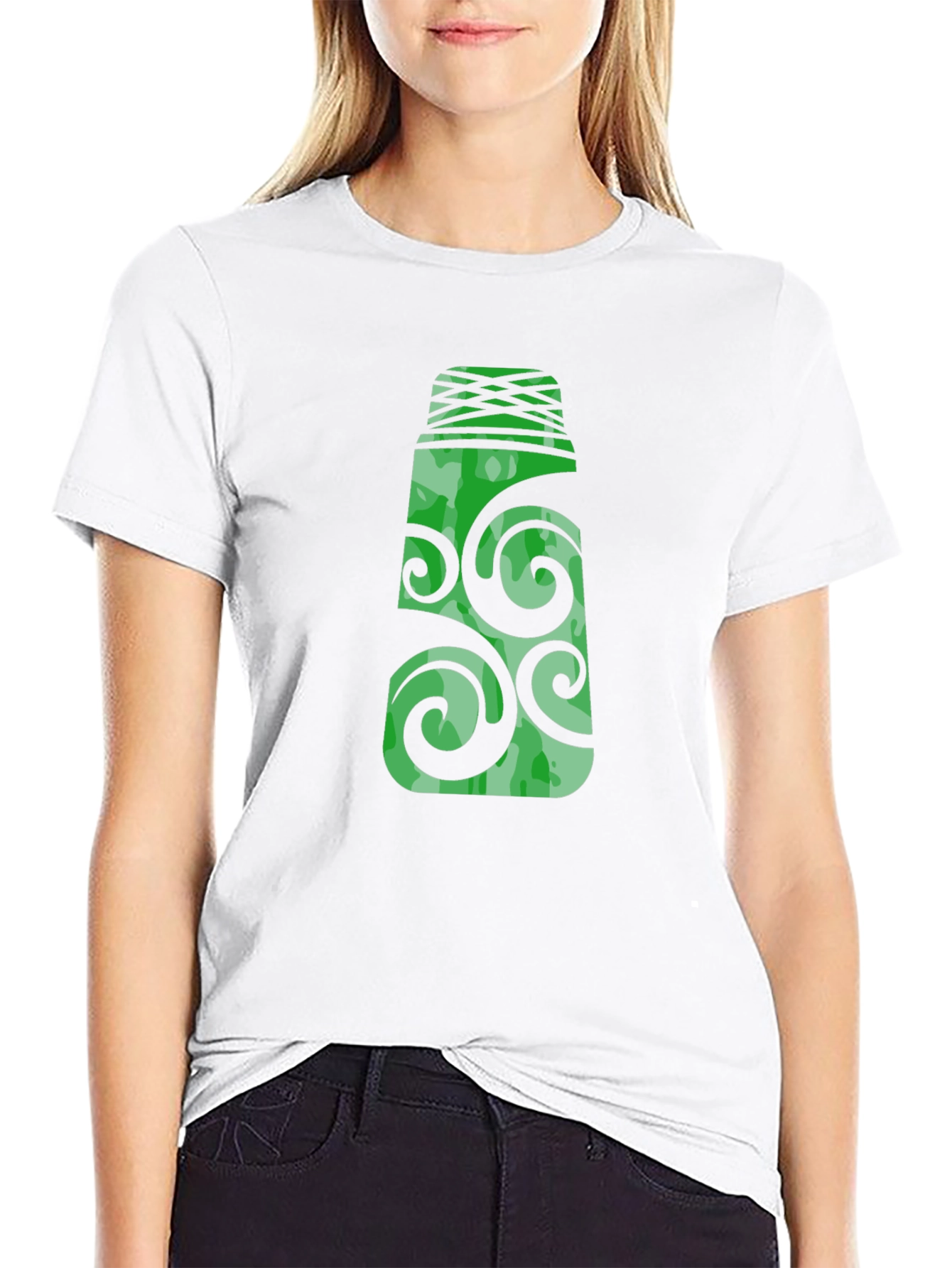 Green Totem T-Shirt - Unique Graphic Tee