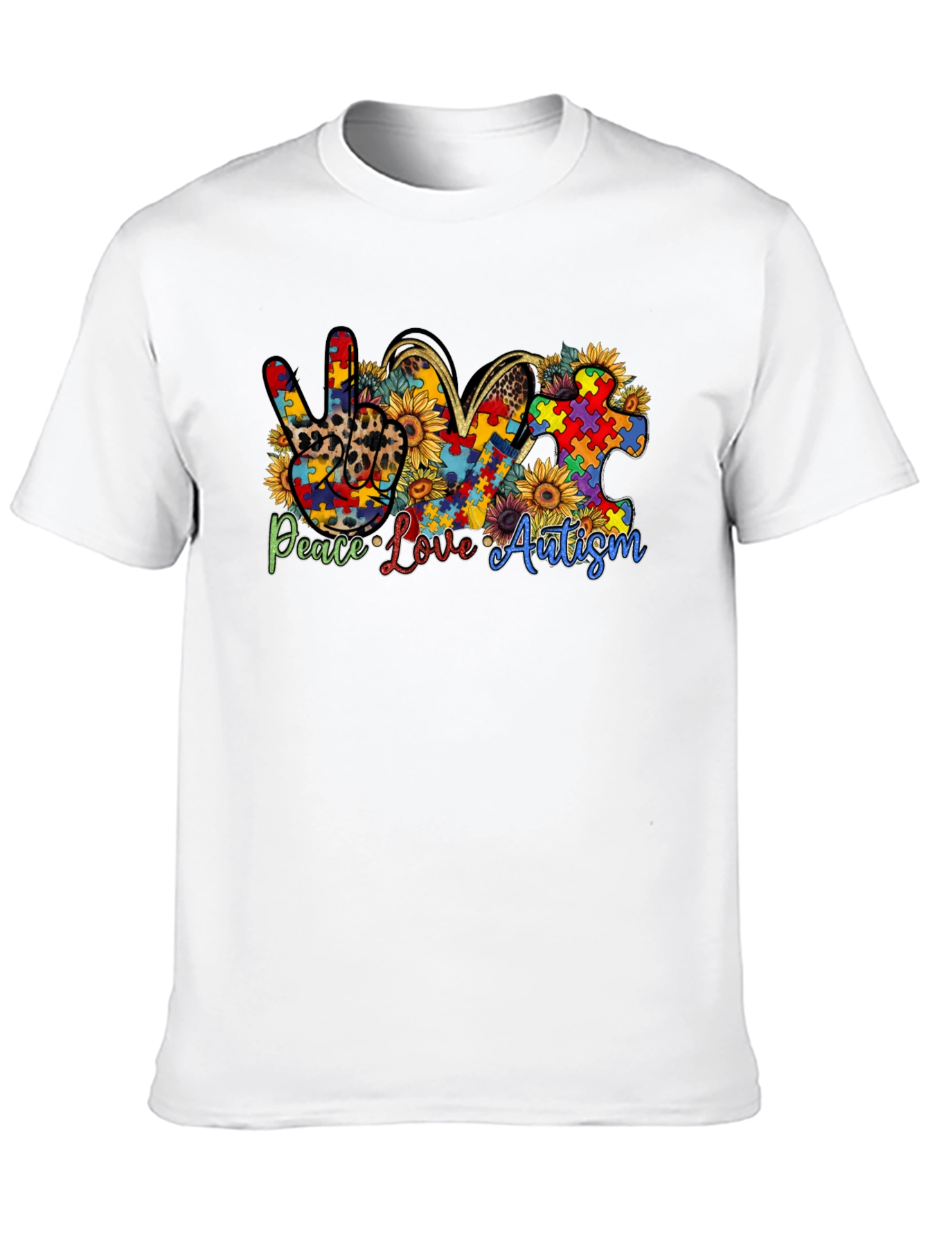 Peace Love Autism T-Shirt