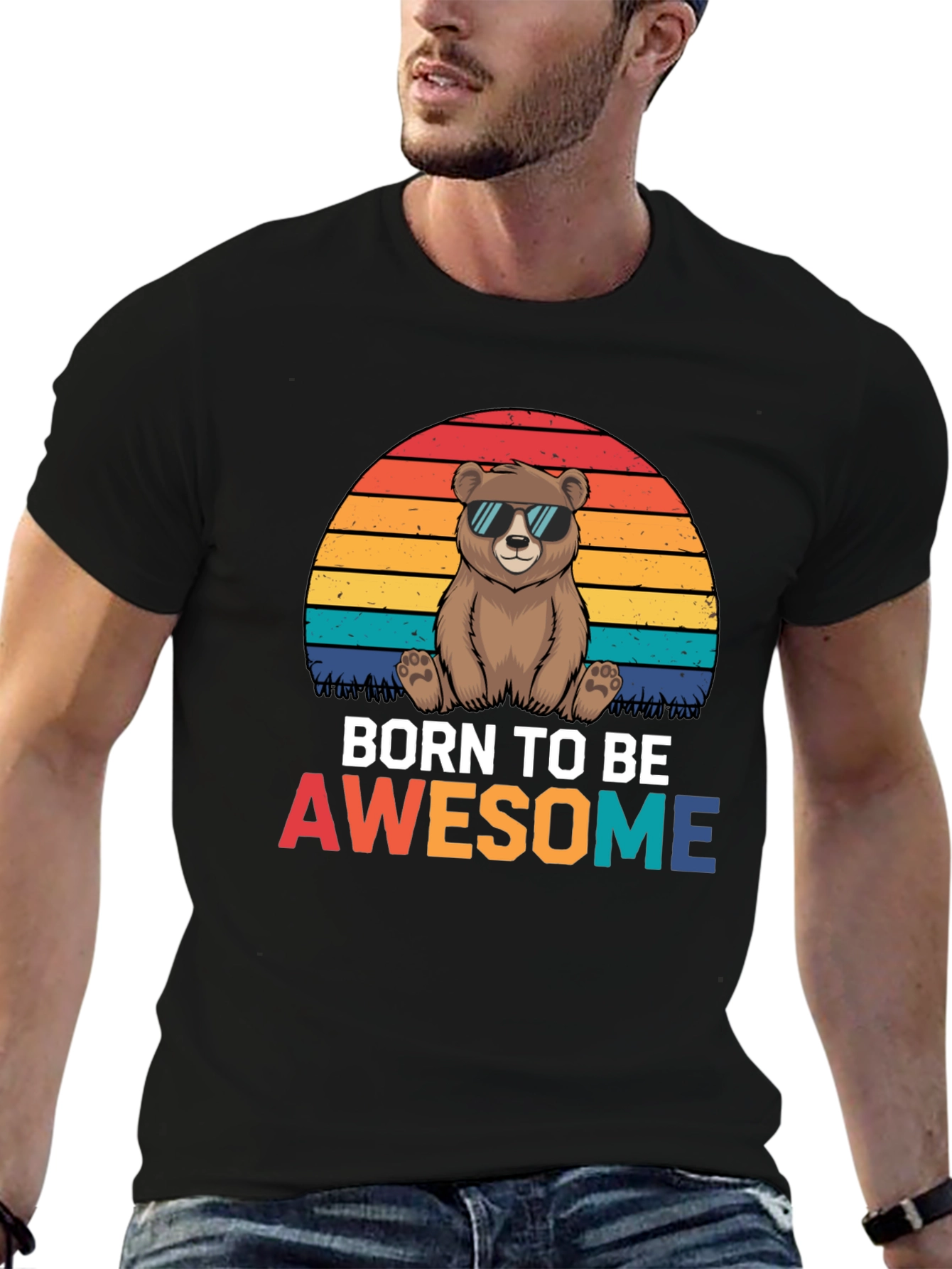 Born to be Awesome Bear T-Shirt