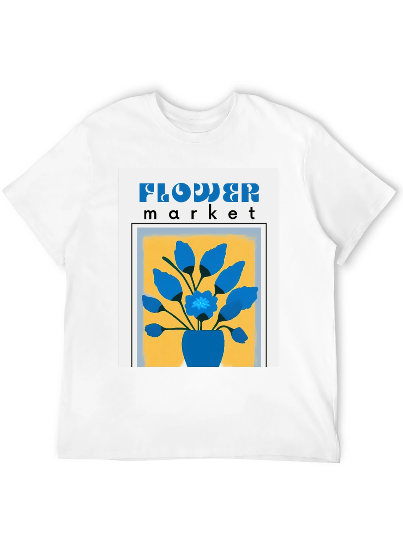 Flower Market Graphic Tee - Classic Design