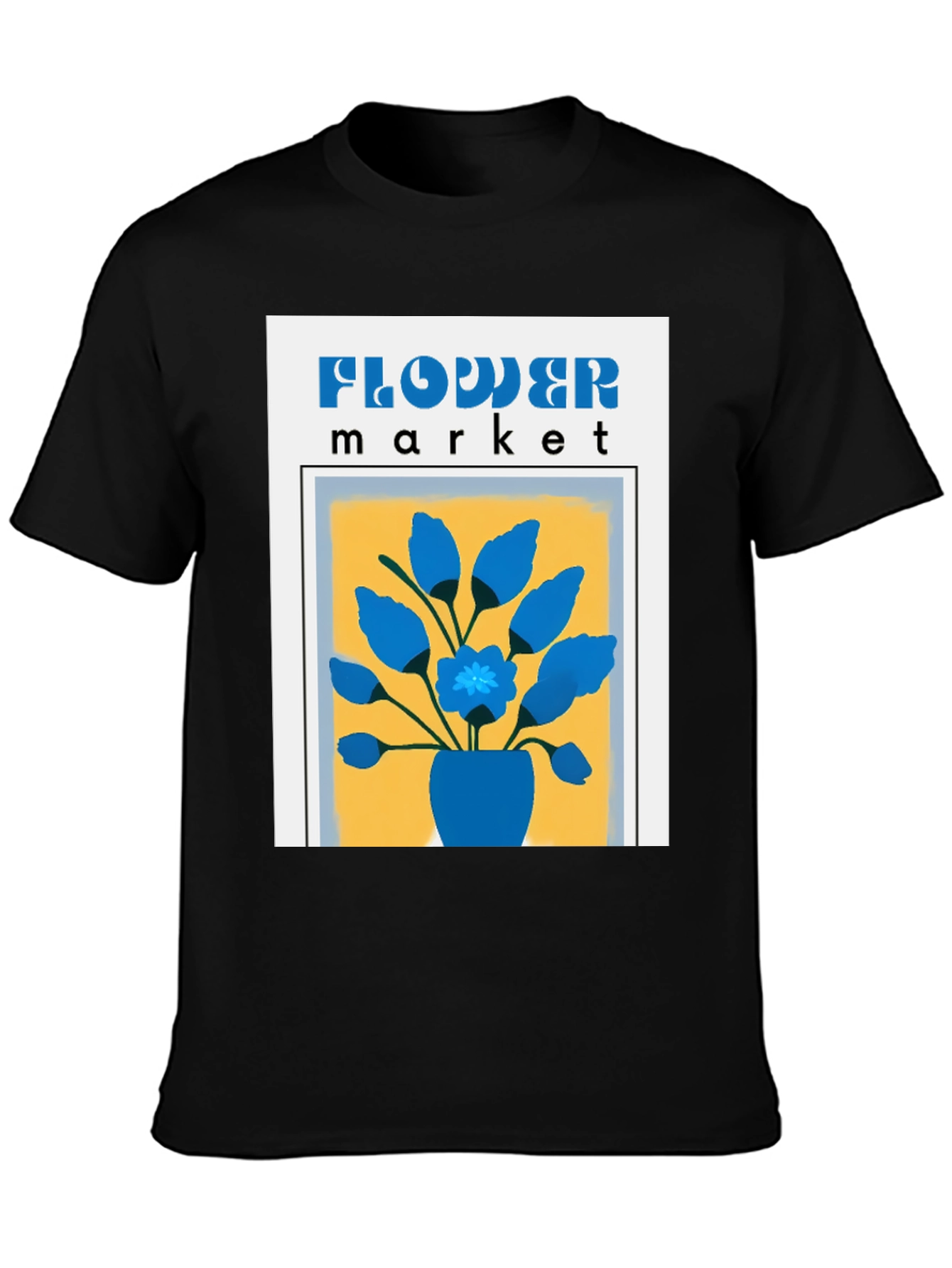 Flower Market Graphic Tee - Classic Design