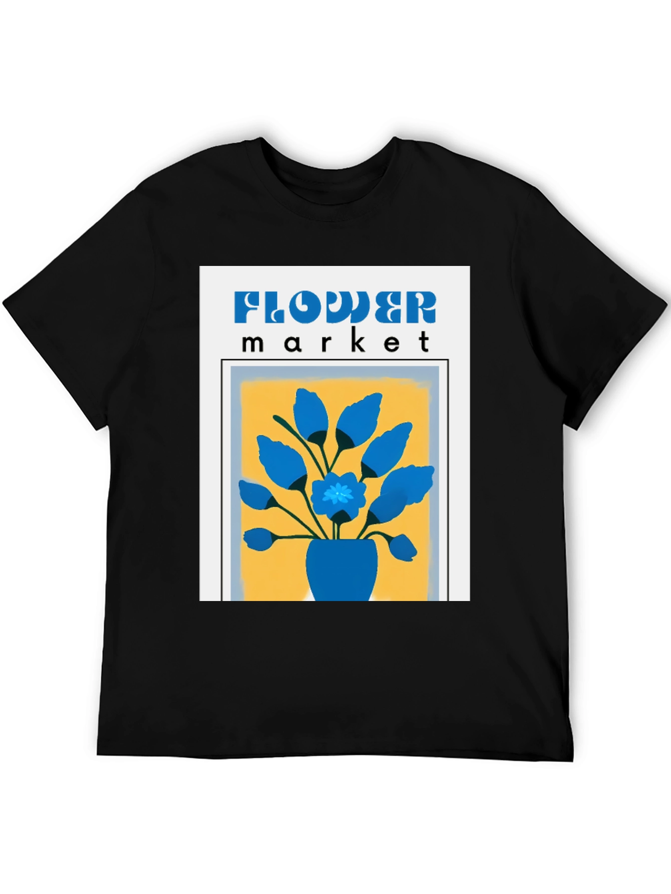 Flower Market Graphic Tee - Classic Design