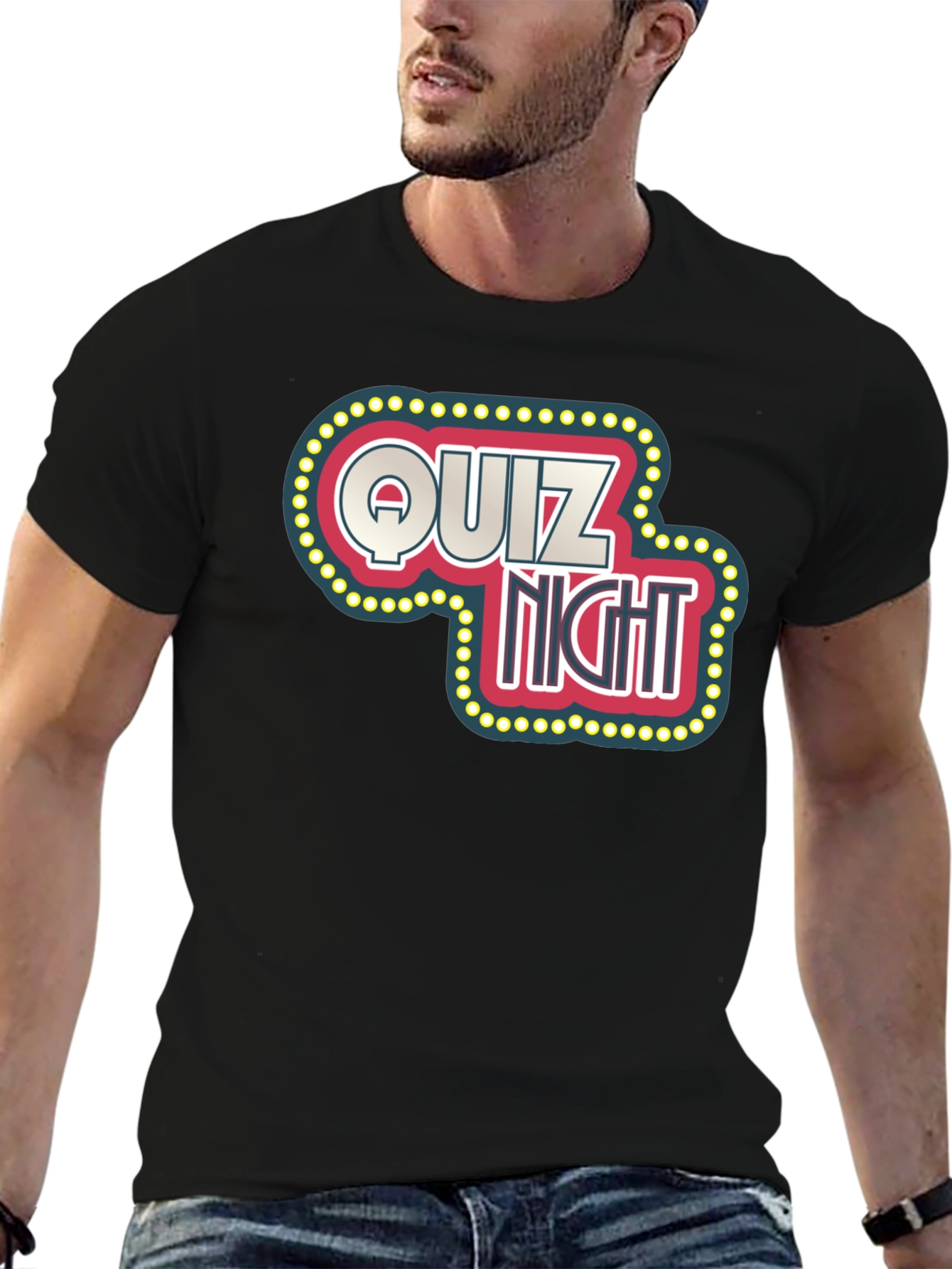 Quiz Night Black T-Shirt