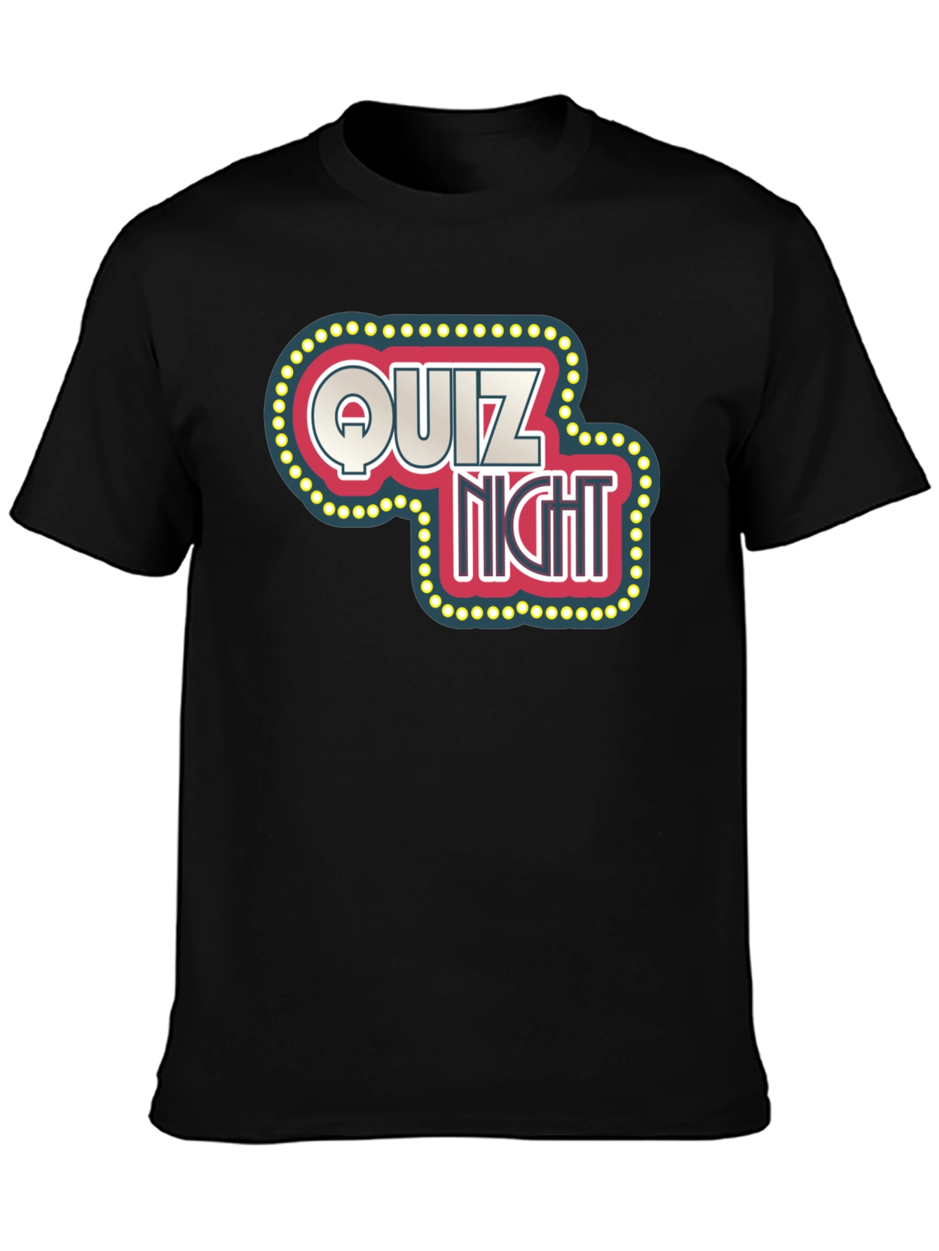 Quiz Night Black T-Shirt