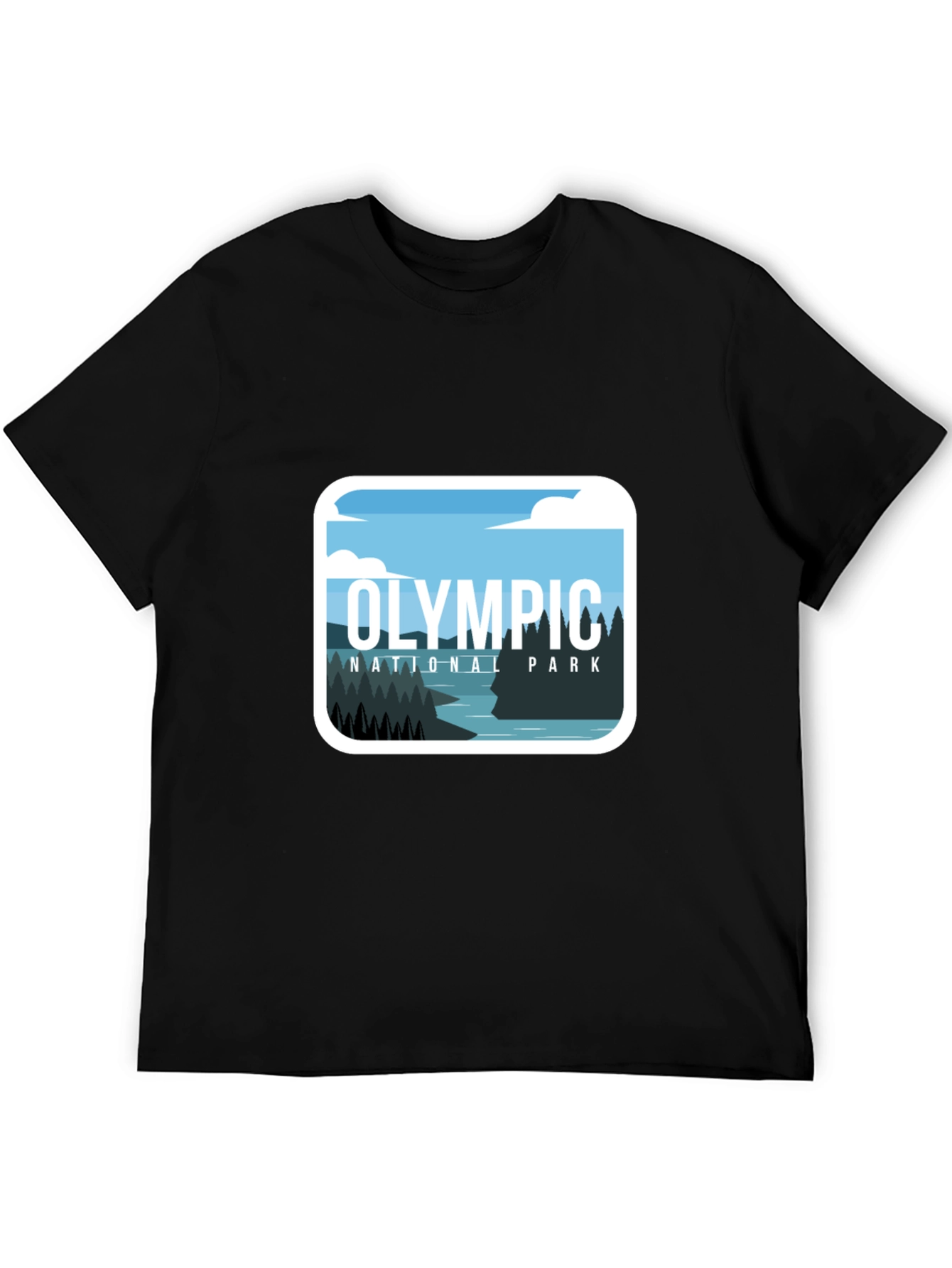 Olympic National Park Graphic Tee - Black