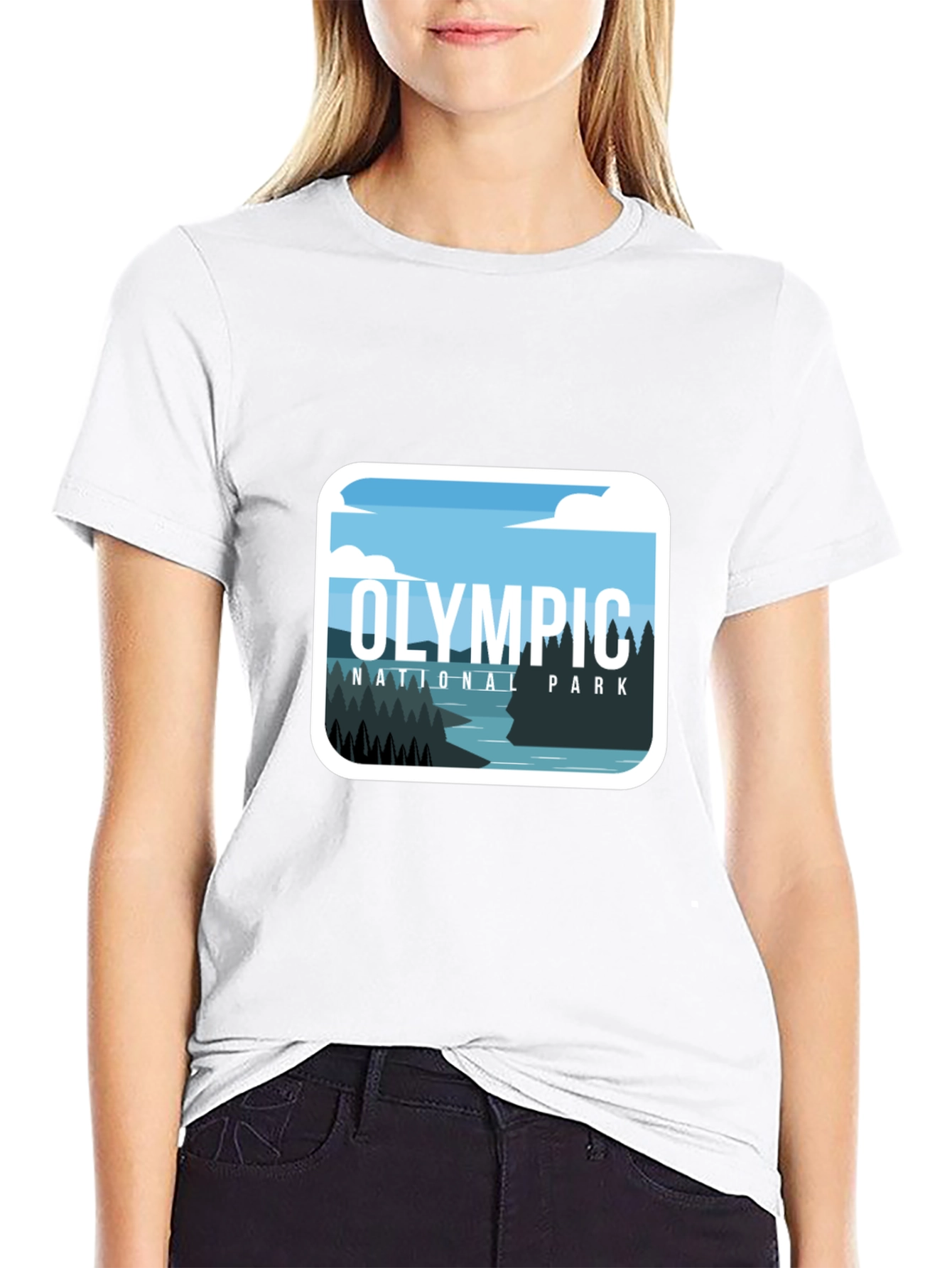 Olympic National Park Graphic Tee - Black