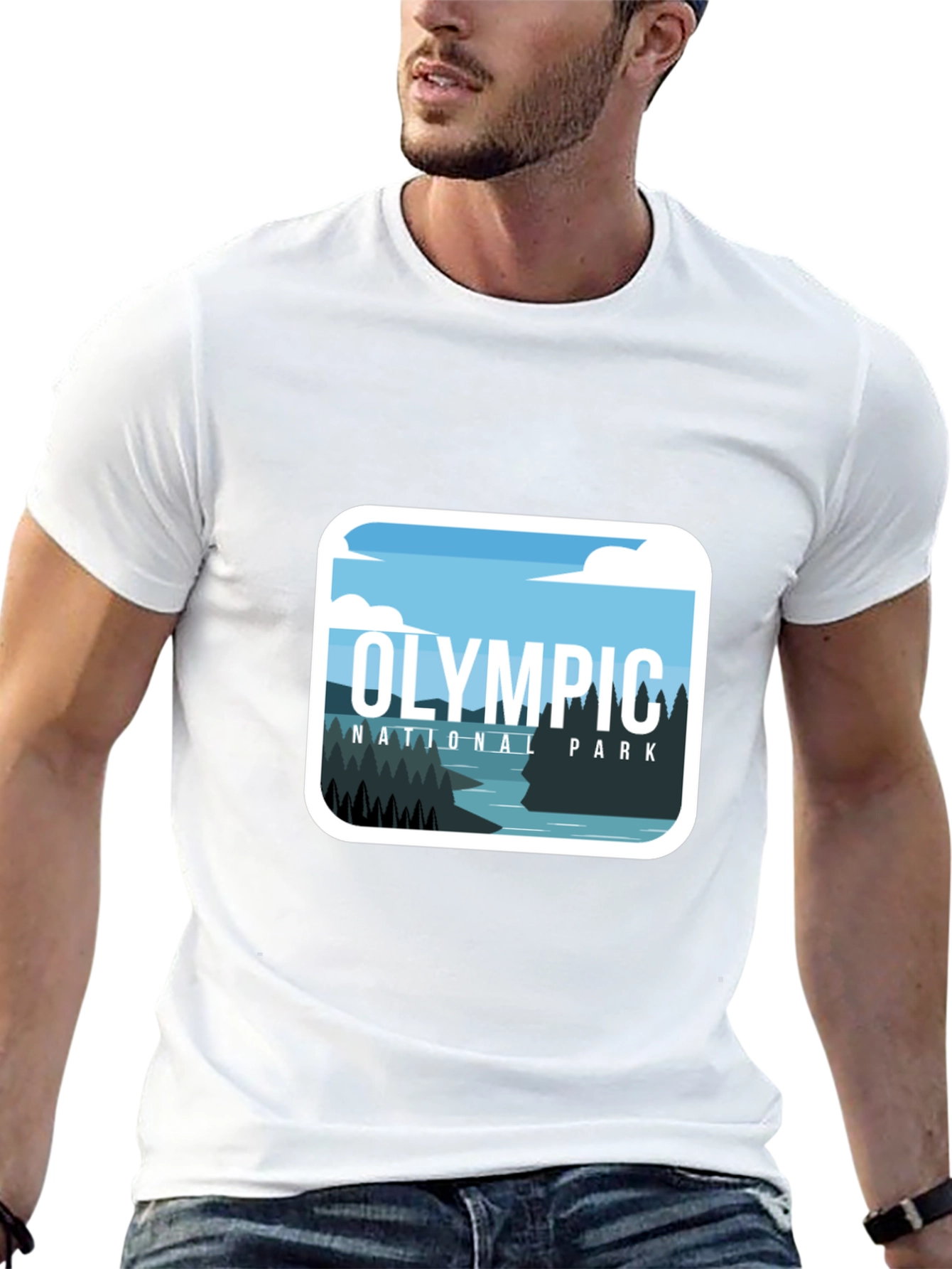Olympic National Park Graphic Tee - Black