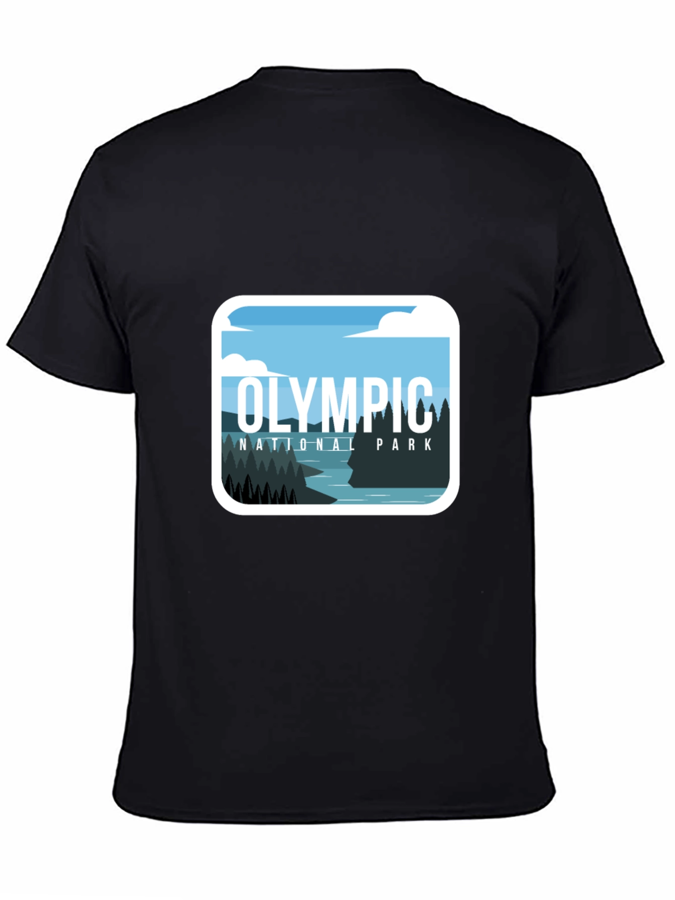 Olympic National Park Graphic Tee - Black