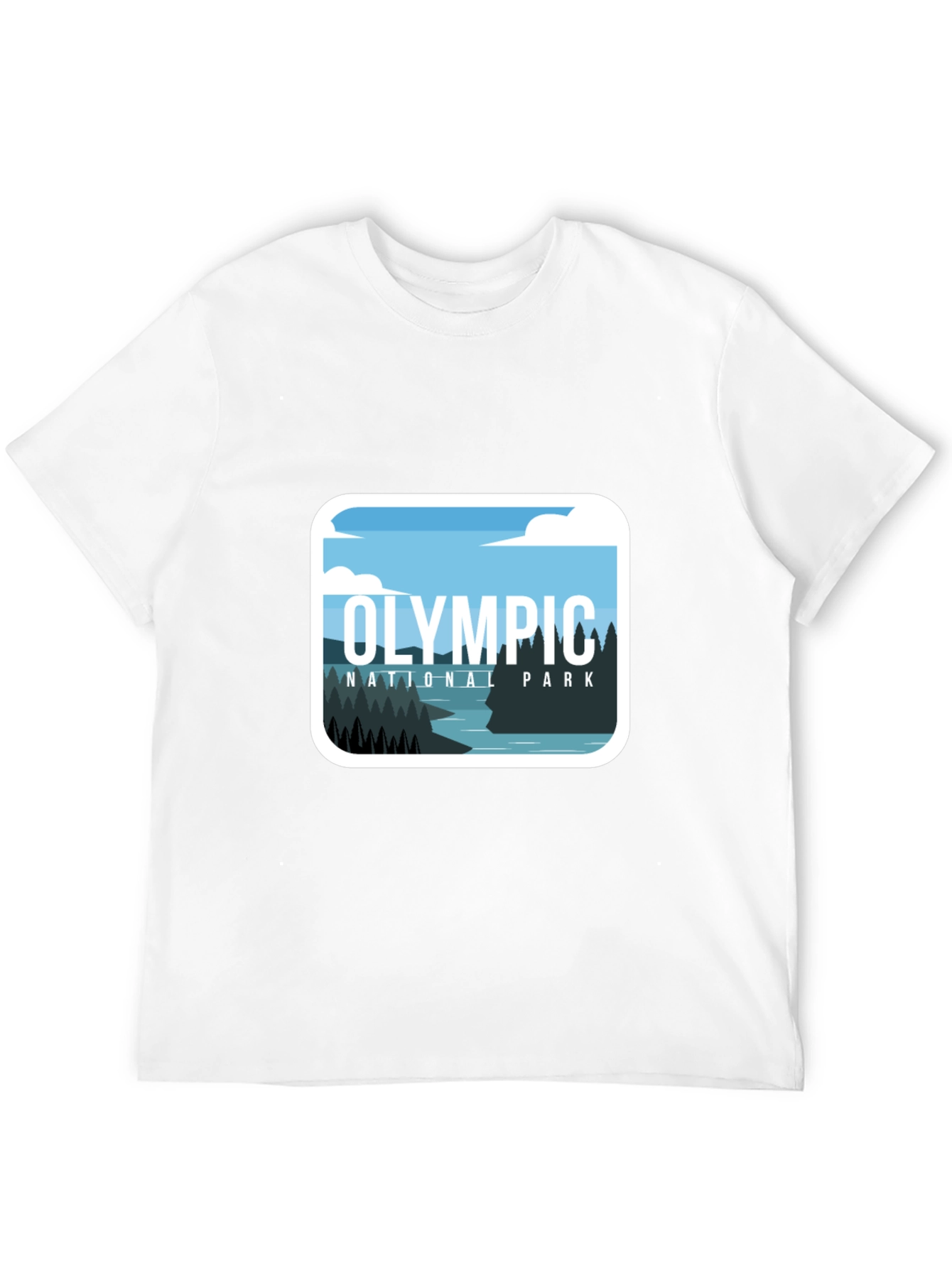 Olympic National Park Graphic Tee - Black