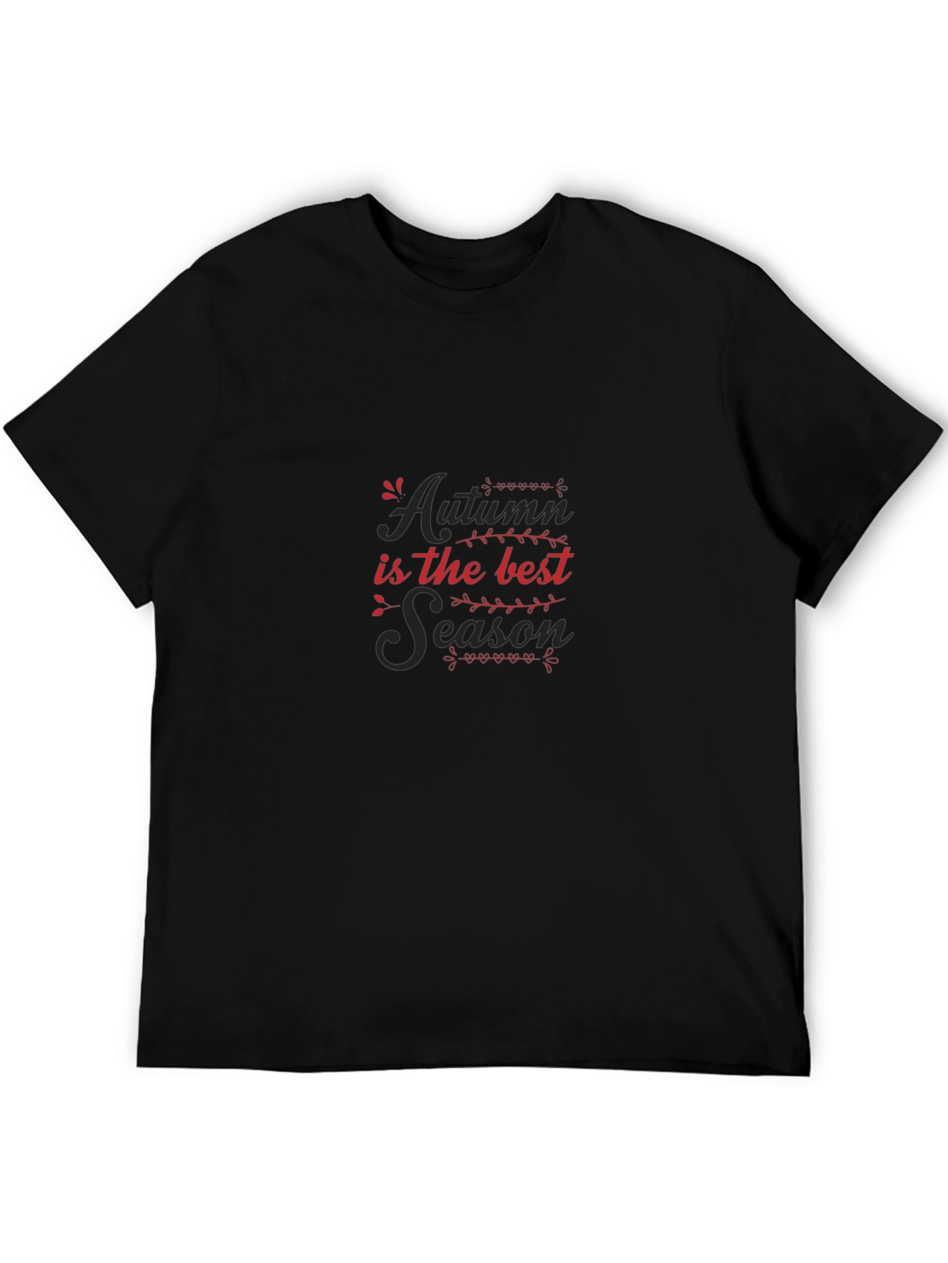 Autumn is the Best Season Black Tee