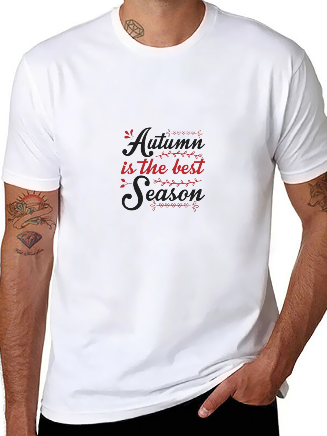 Autumn is the Best Season Black Tee