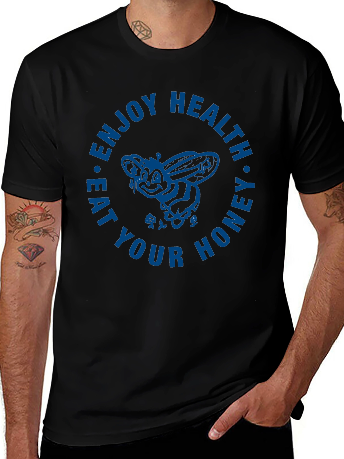 Enjoy Health Eat Your Honey Black T-Shirt