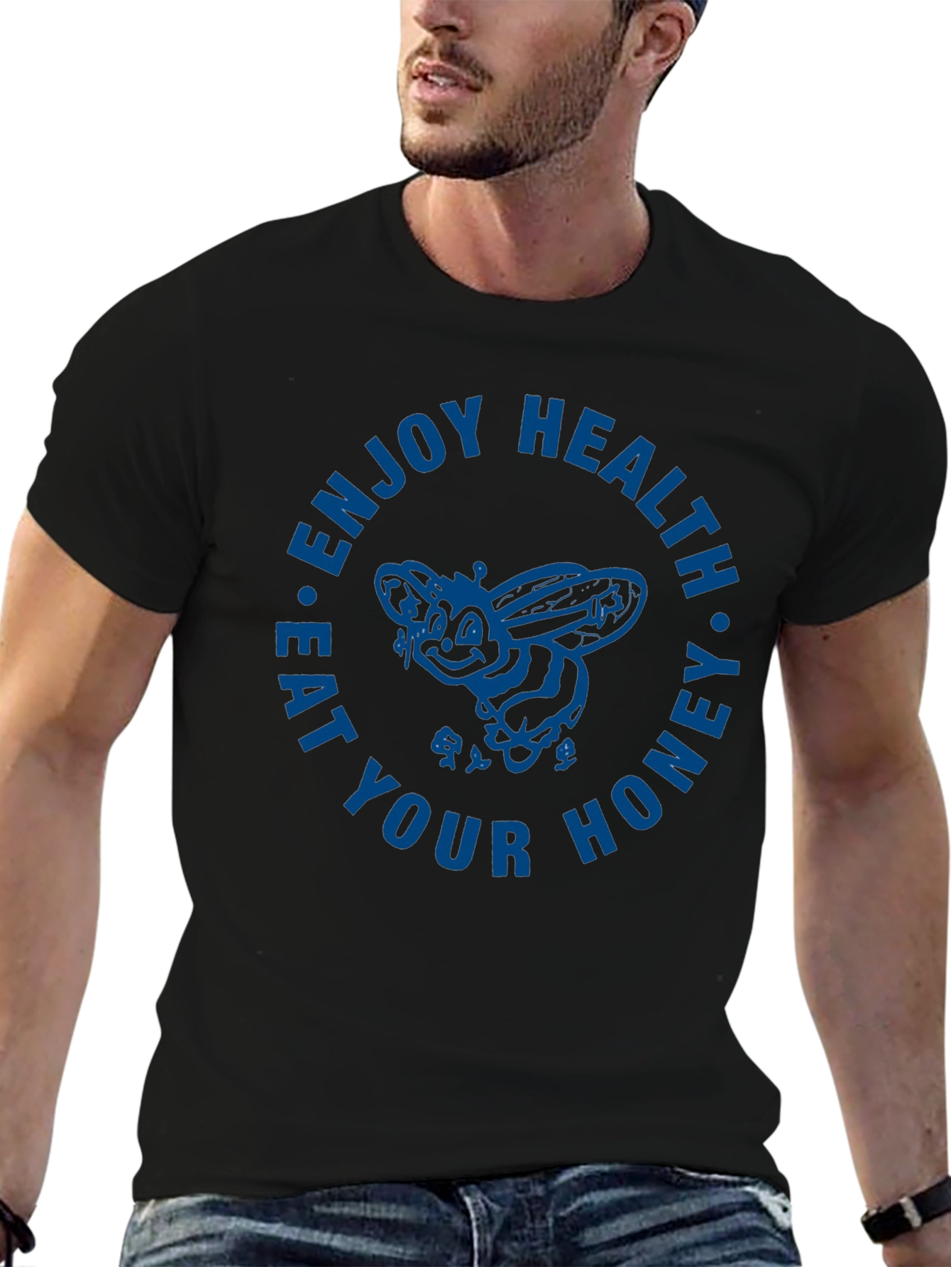 Enjoy Health Eat Your Honey Black T-Shirt