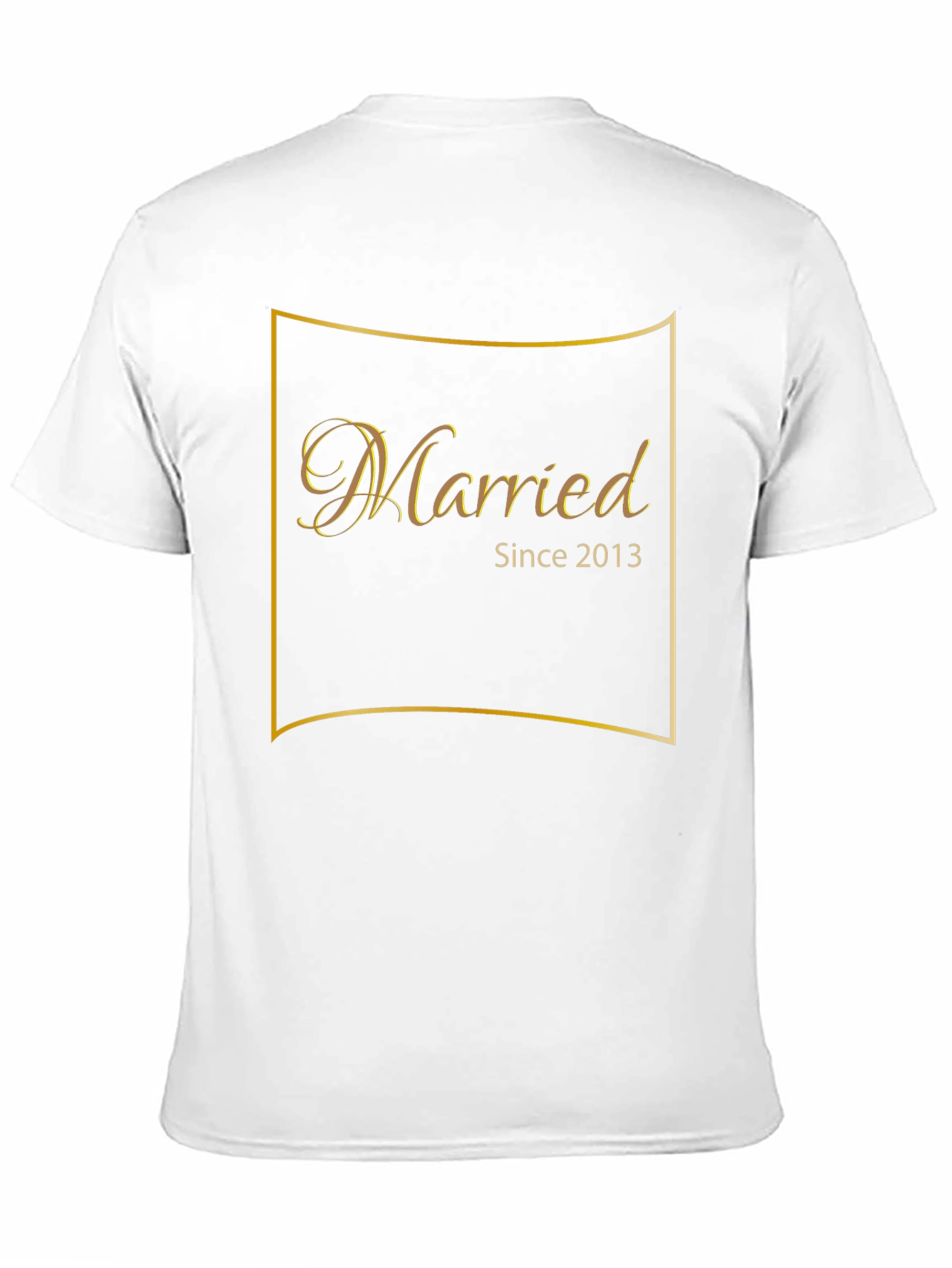 Married Since 2013 Black Graphic T-Shirt