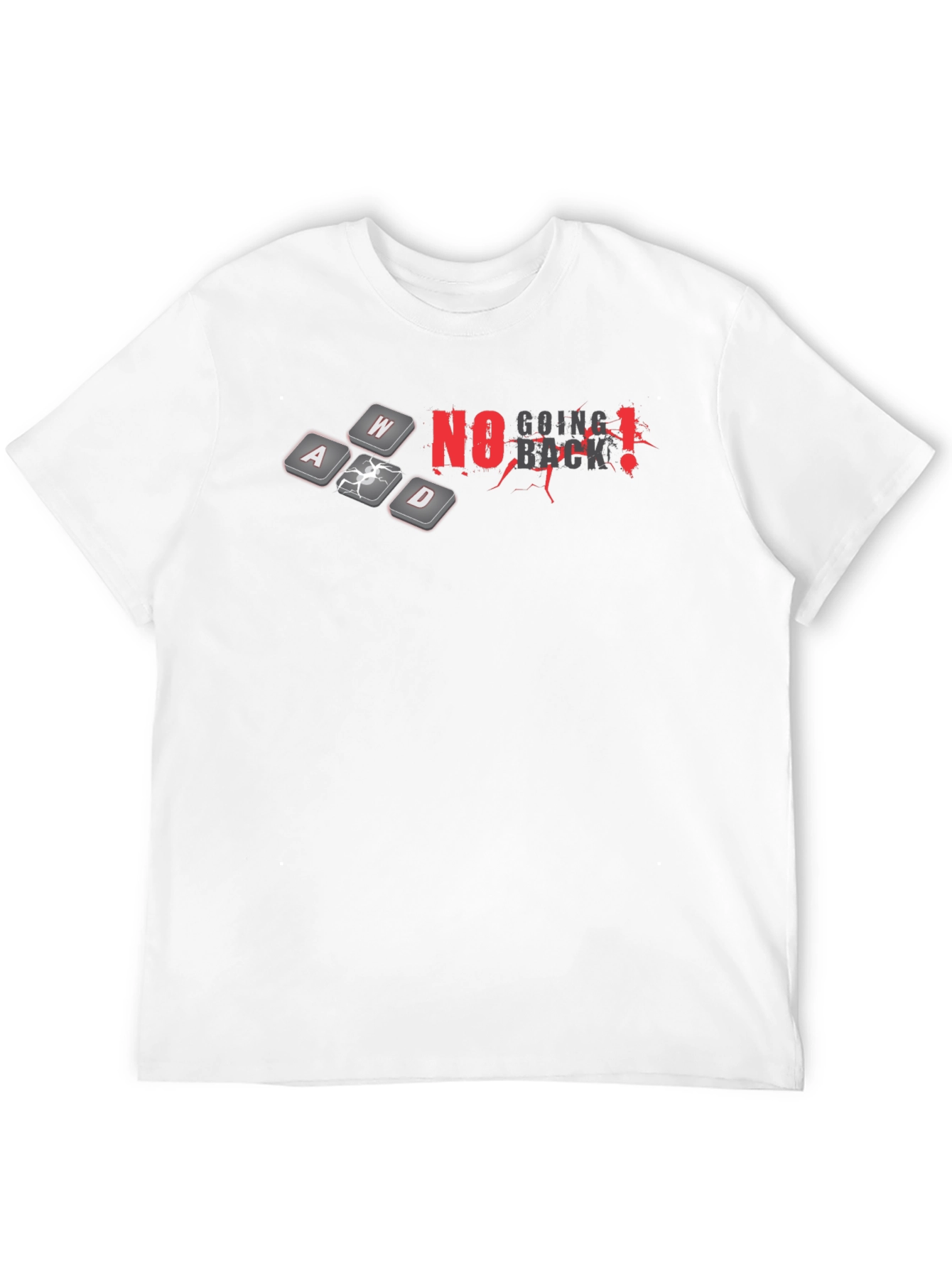 No Going Back Black Gaming T-Shirt