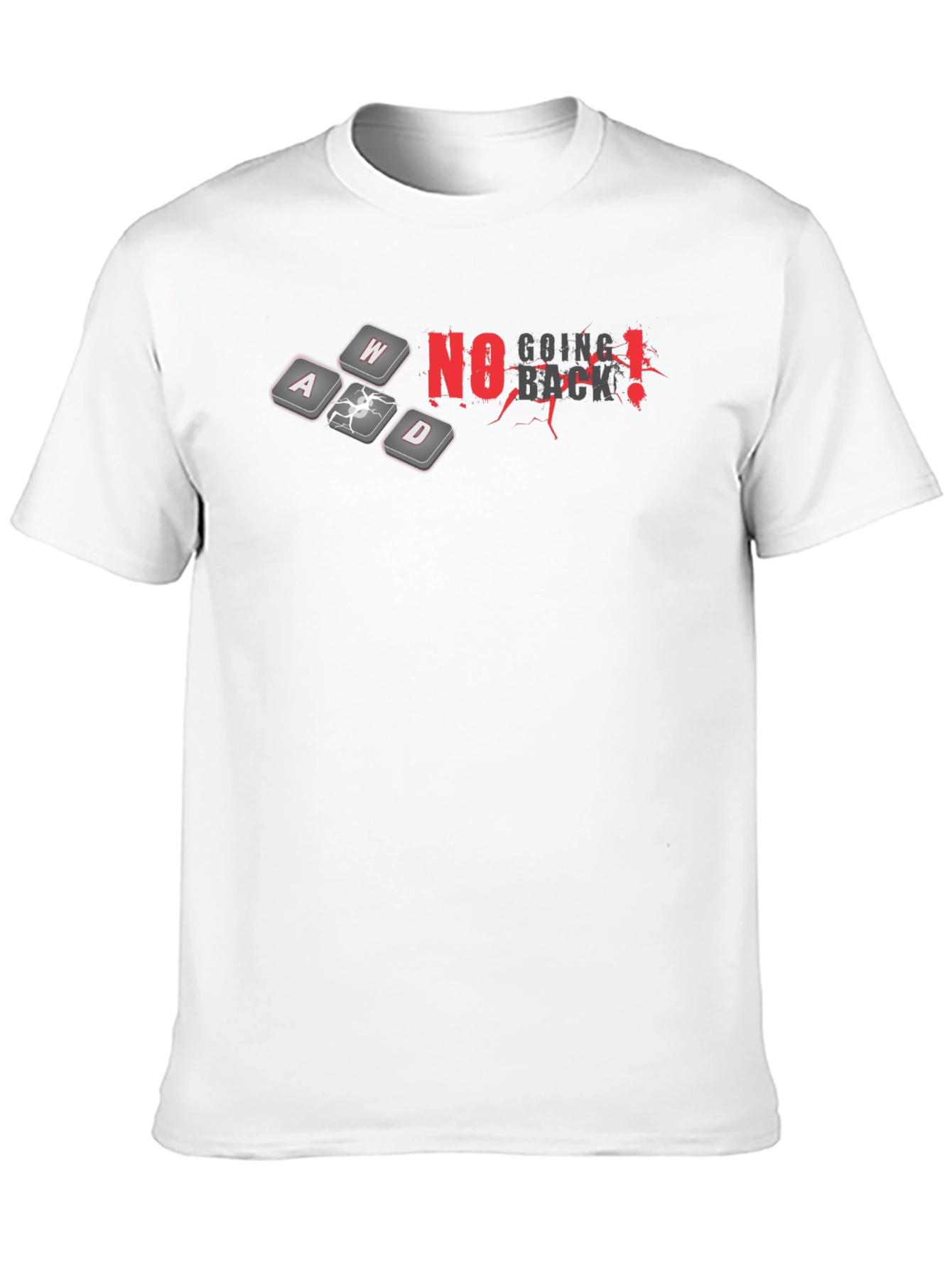 No Going Back Black Gaming T-Shirt