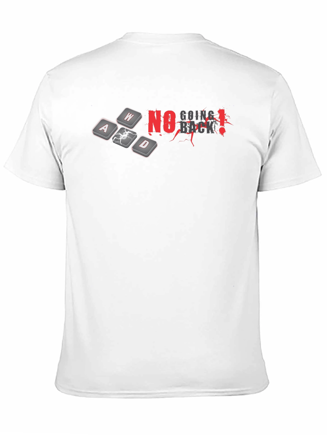 No Going Back Black Gaming T-Shirt