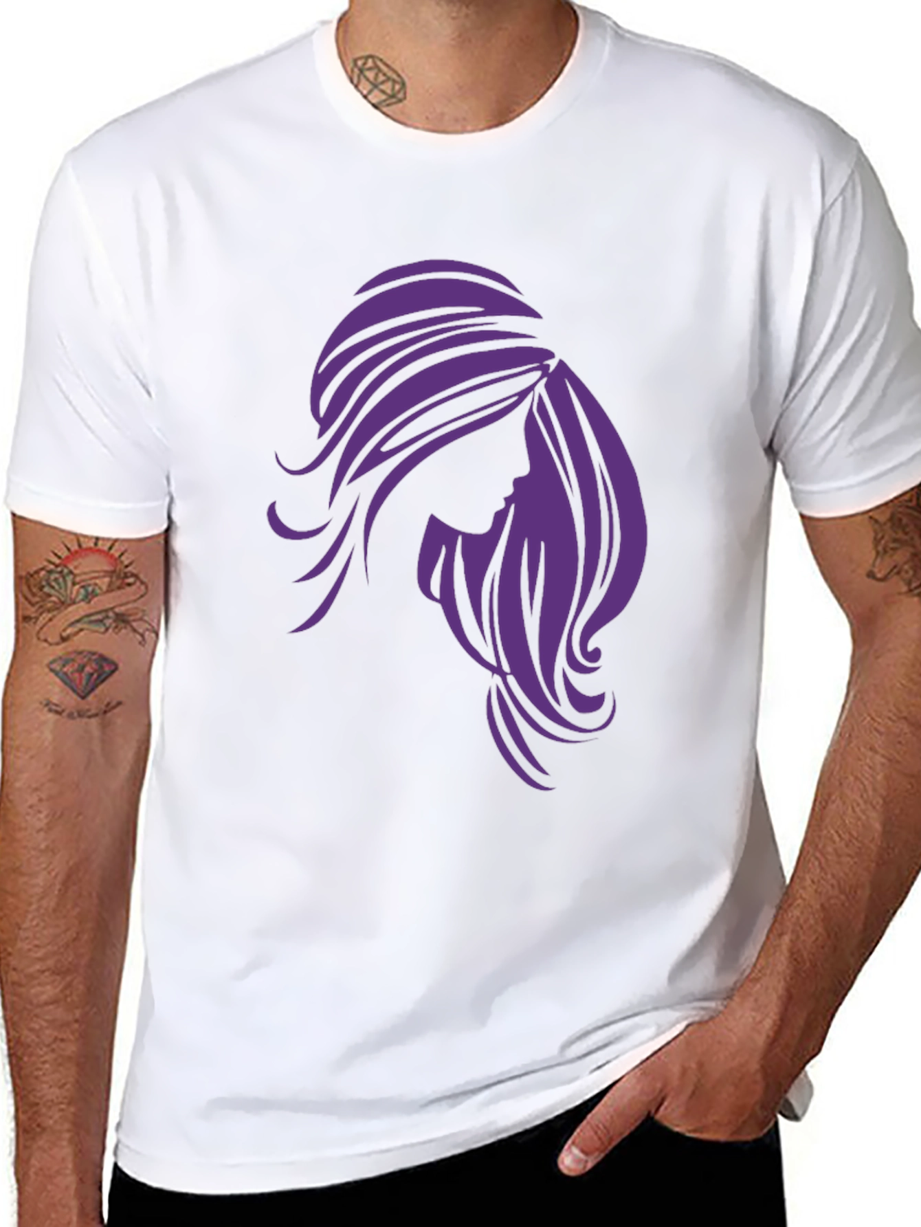 Silhouette Graphic Tee - Black