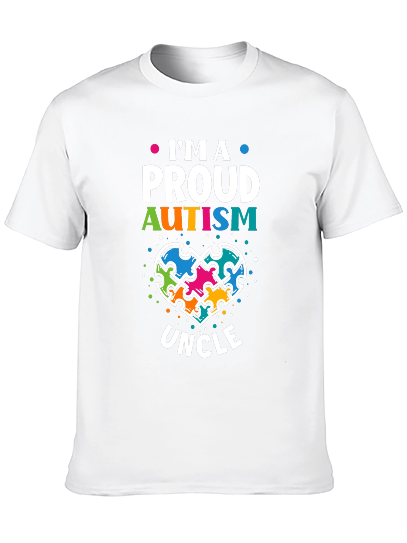 Proud Autism Uncle T-Shirt