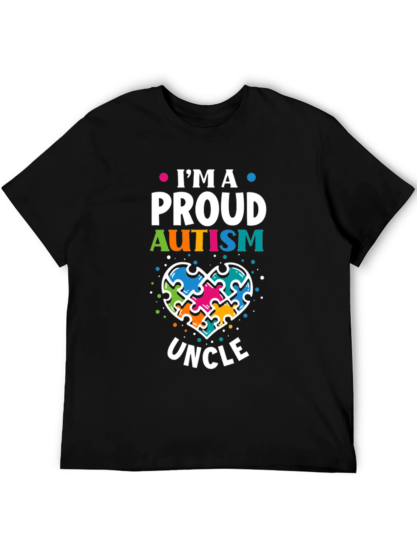 Proud Autism Uncle T-Shirt