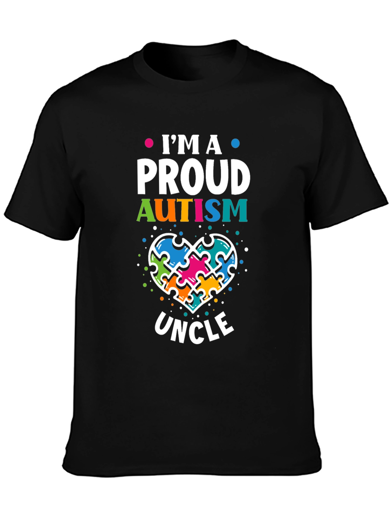 Proud Autism Uncle T-Shirt