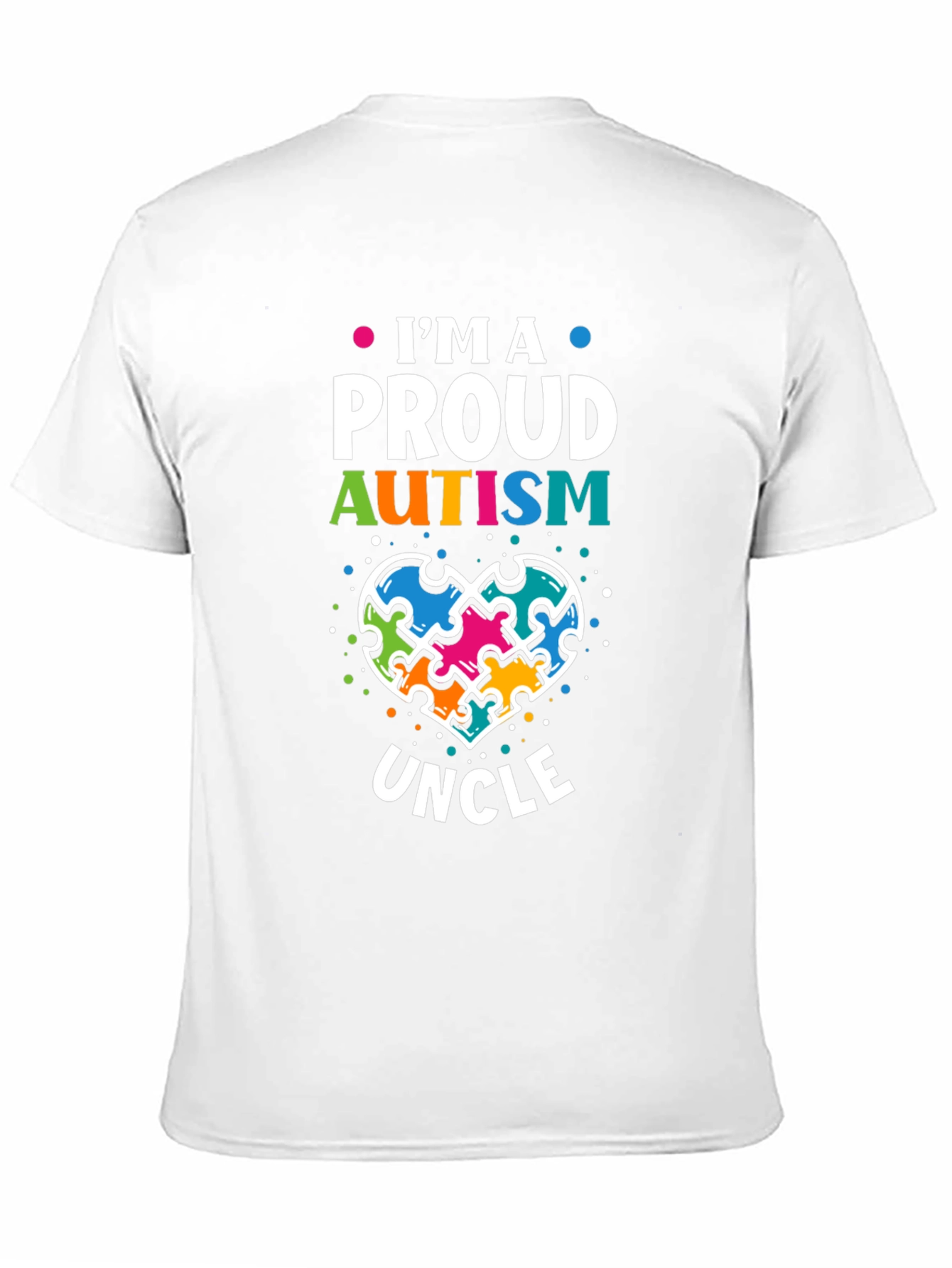 Proud Autism Uncle T-Shirt