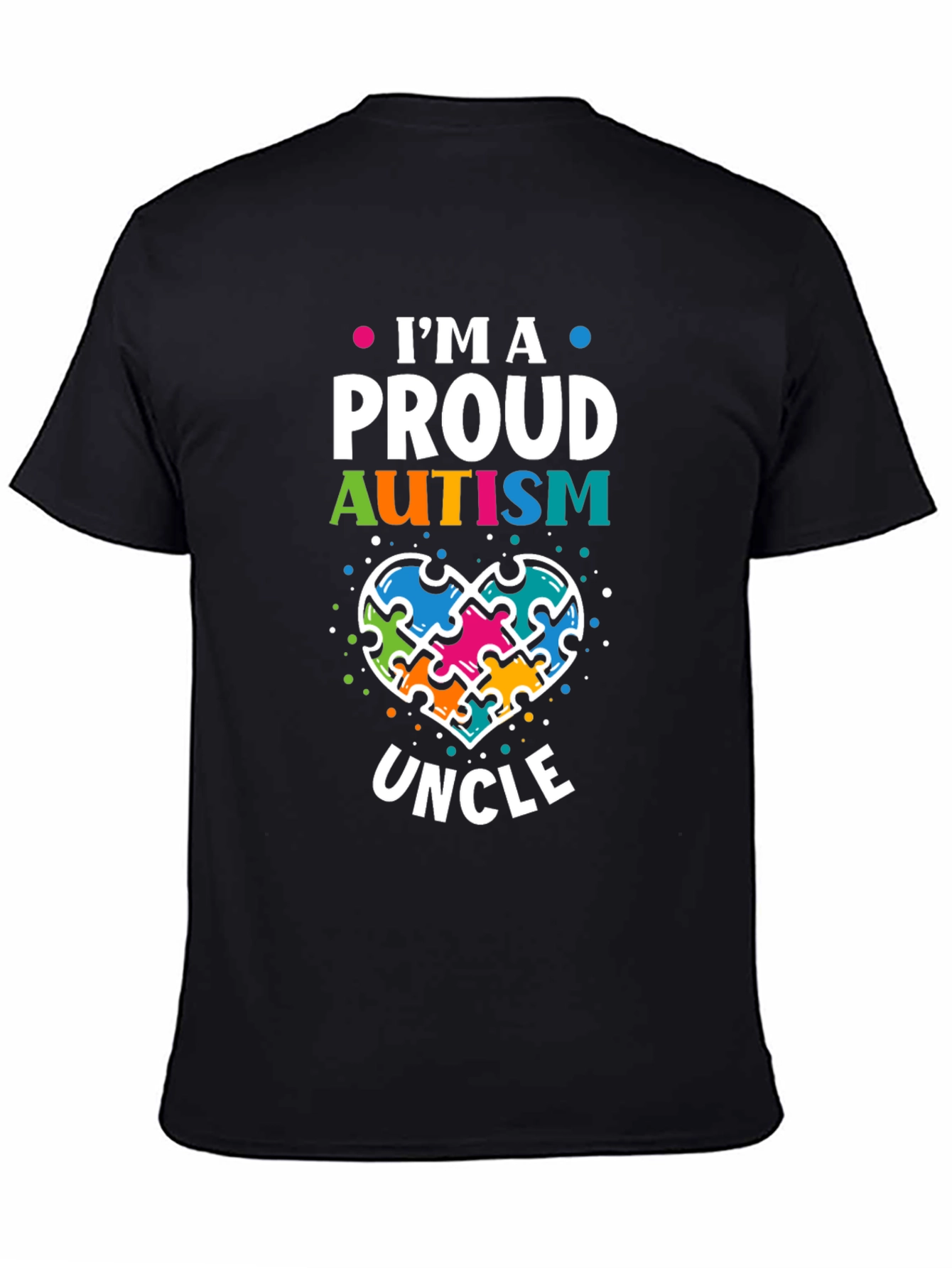 Proud Autism Uncle T-Shirt