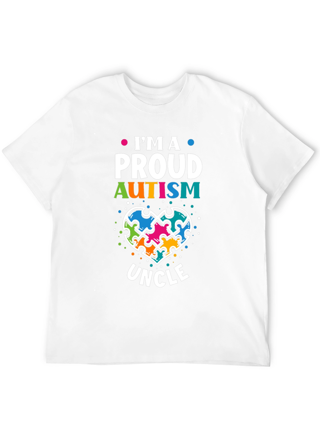 Proud Autism Uncle T-Shirt