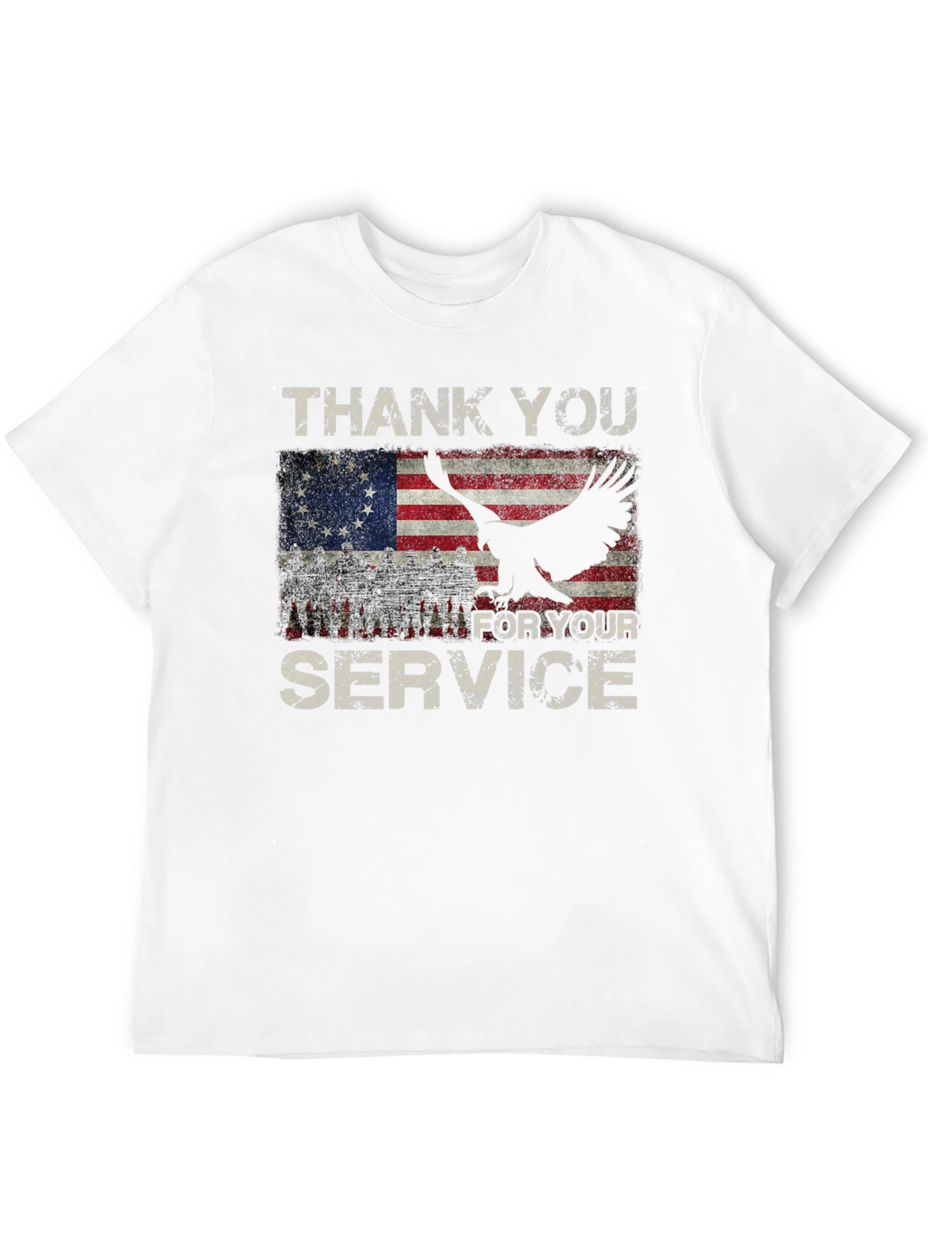 Thank You For Your Service Patriotic T-Shirt