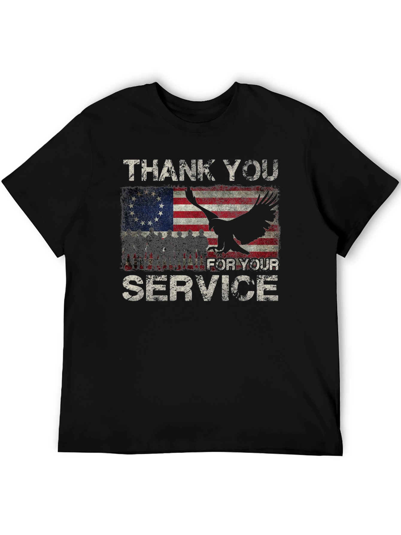 Thank You For Your Service Patriotic T-Shirt
