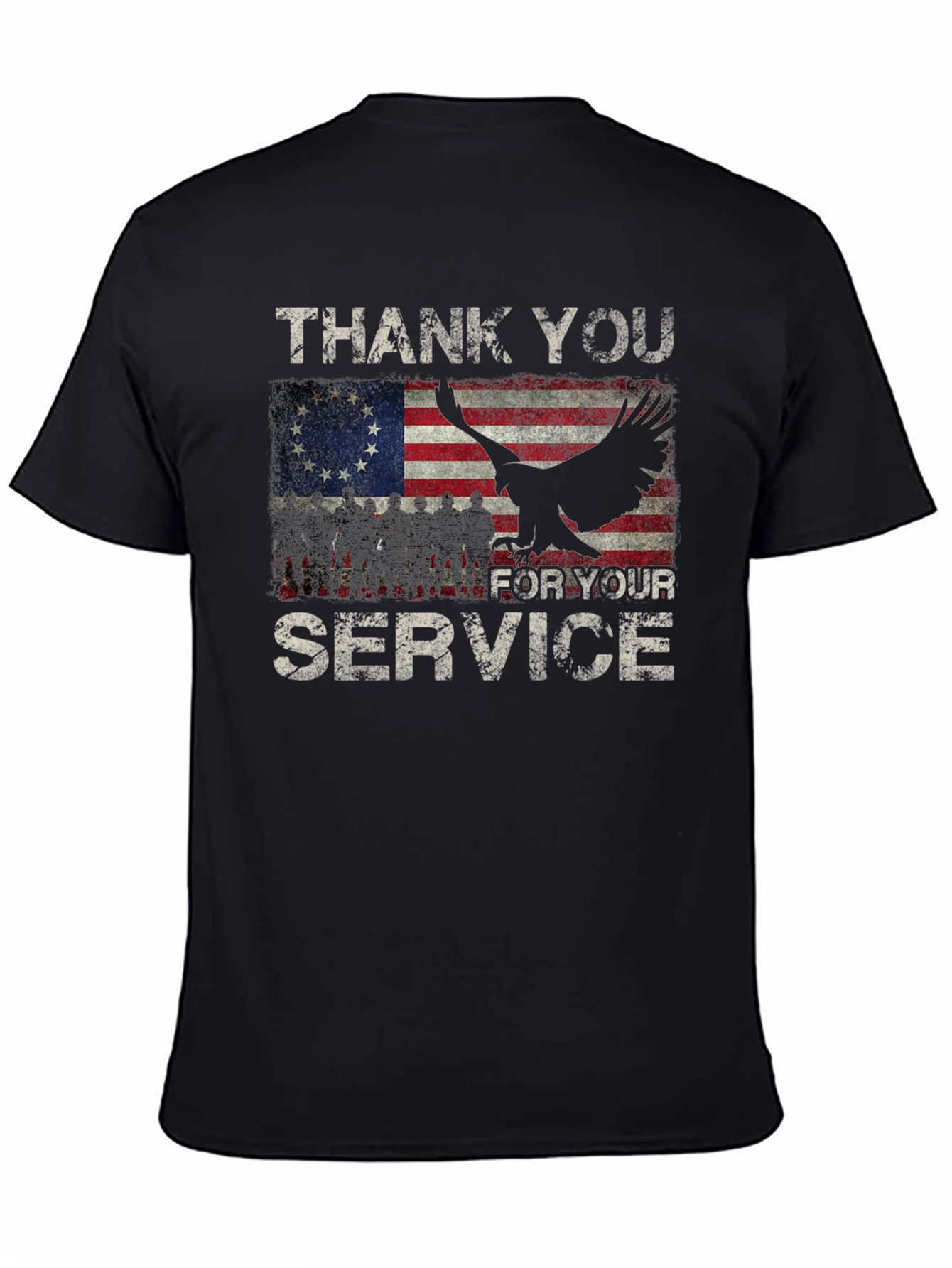Thank You For Your Service Patriotic T-Shirt