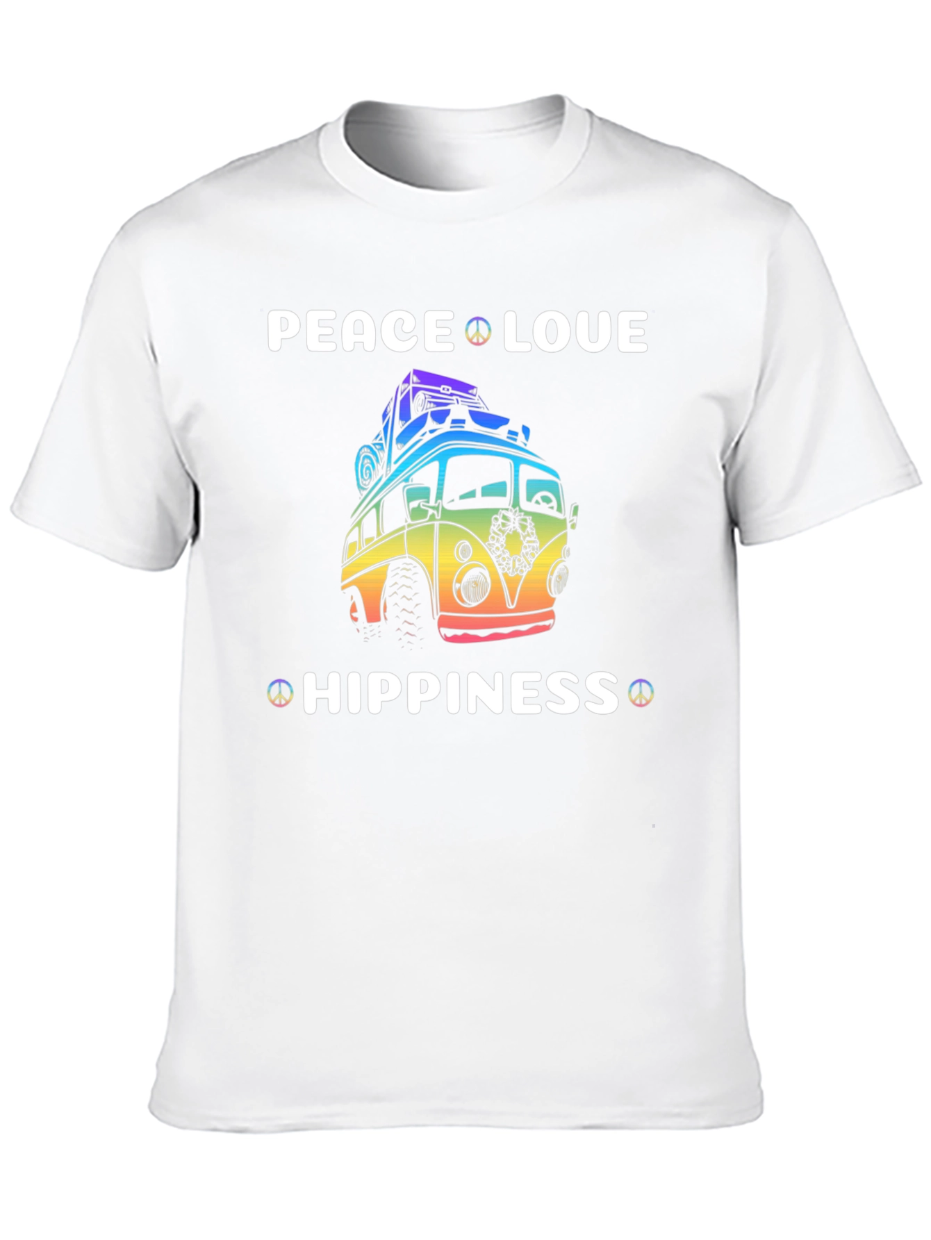 Peace Love Hippiness Graphic T-Shirt