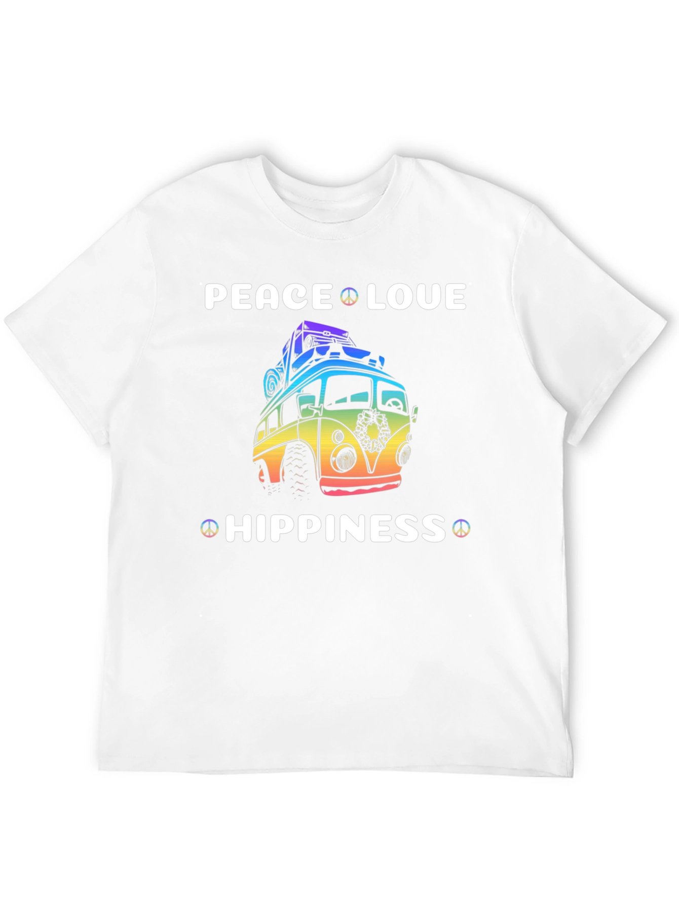 Peace Love Hippiness Graphic T-Shirt