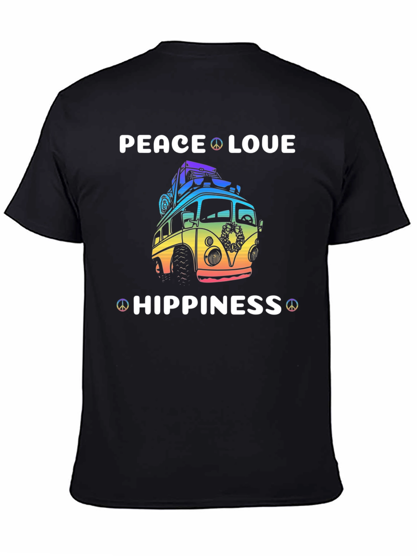 Peace Love Hippiness Graphic T-Shirt