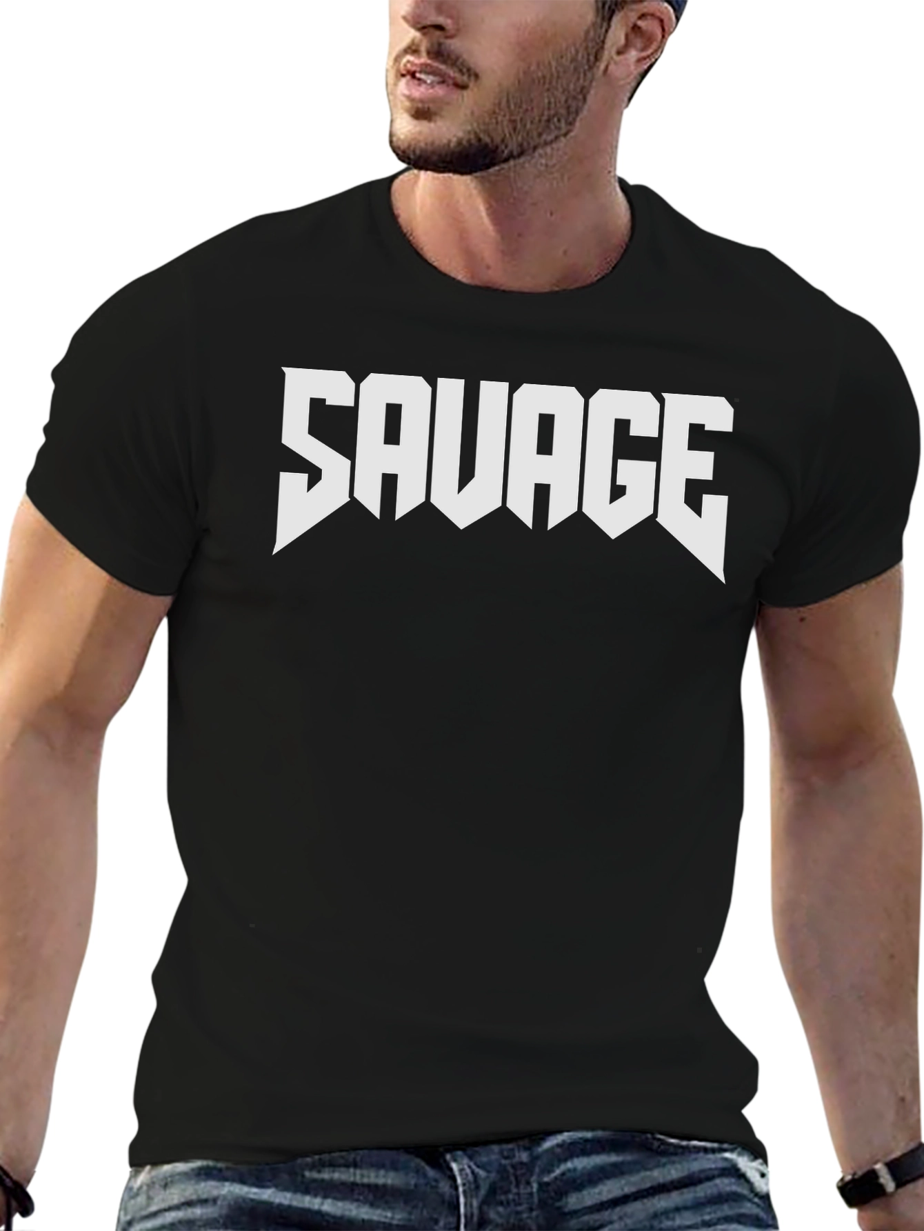 Savage Graphic T-Shirt - Bold Statement Tee