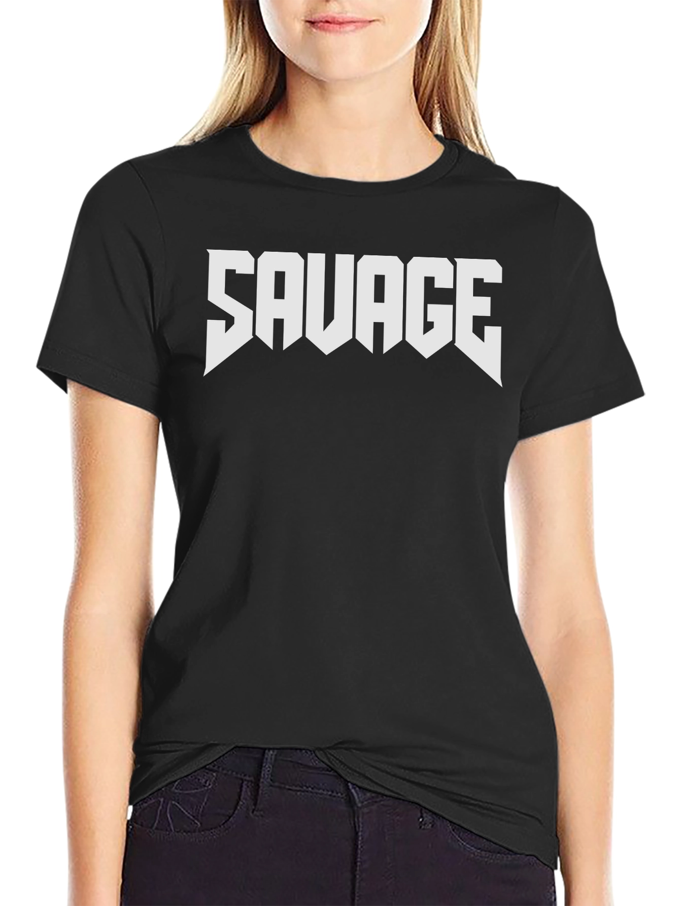 Savage Graphic T-Shirt - Bold Statement Tee