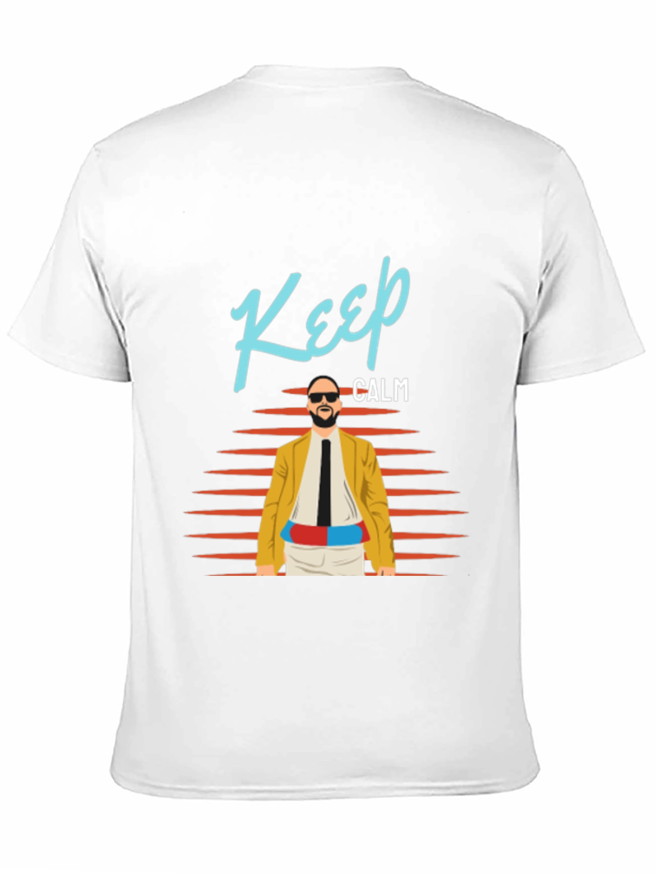 Keep Calm Graphic Tee - Retro Cool