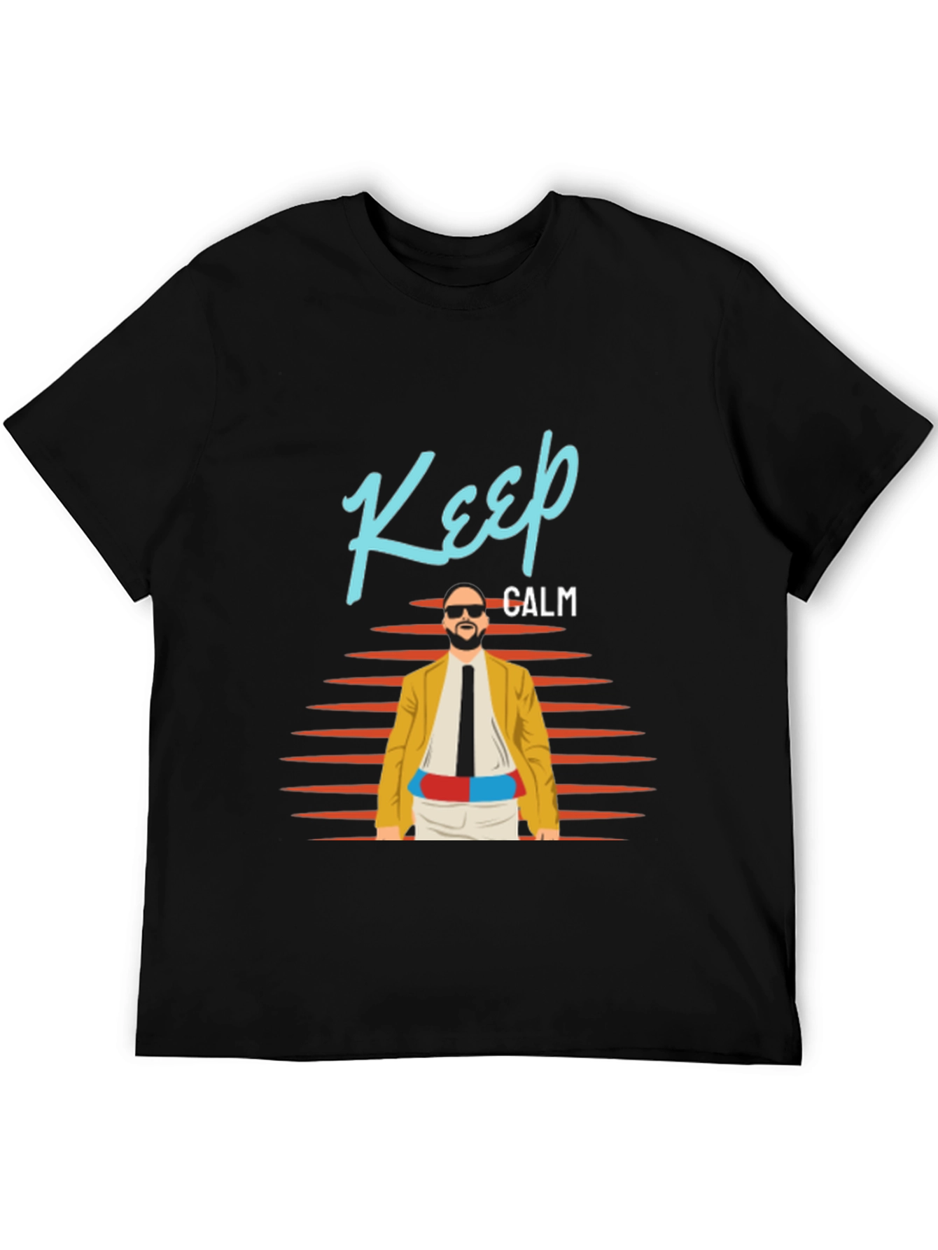 Keep Calm Graphic Tee - Retro Cool