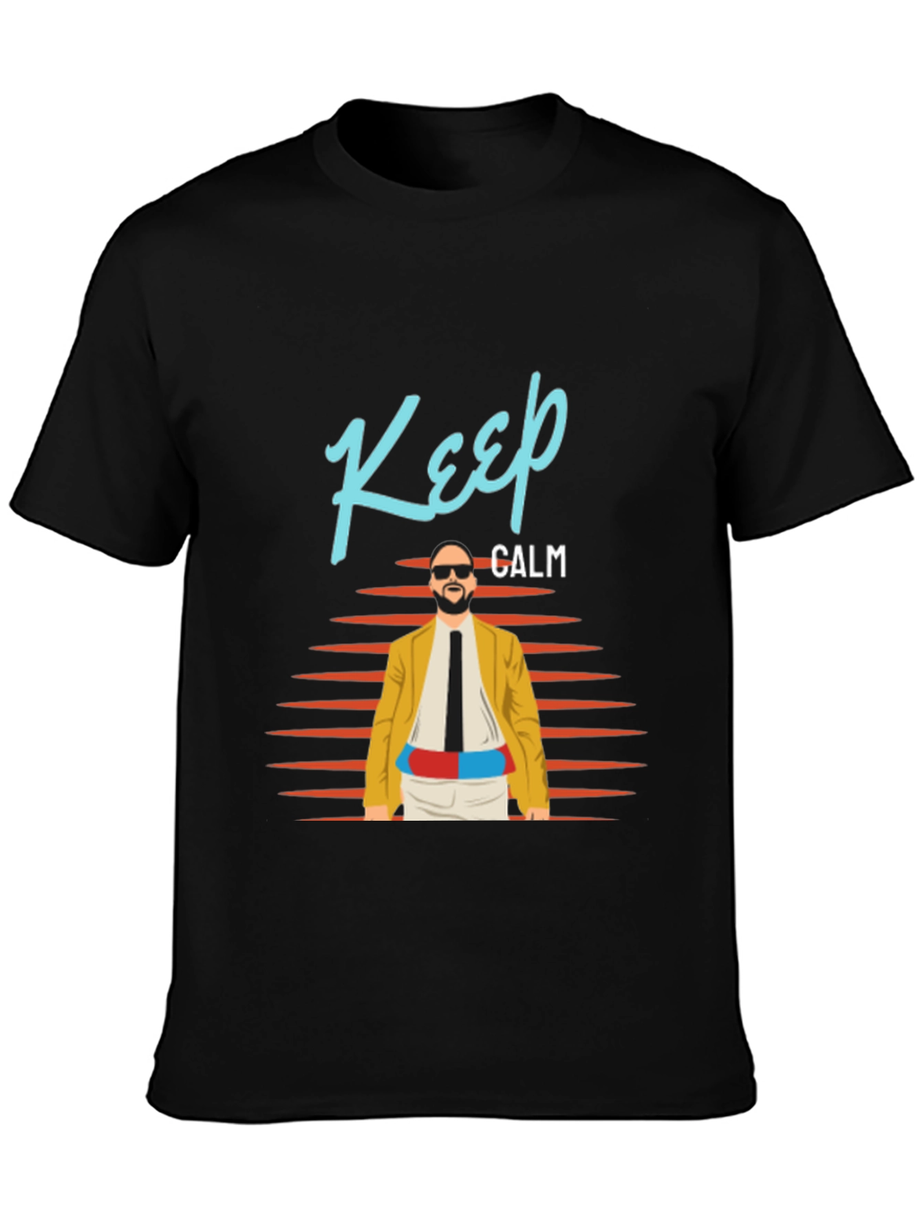 Keep Calm Graphic Tee - Retro Cool