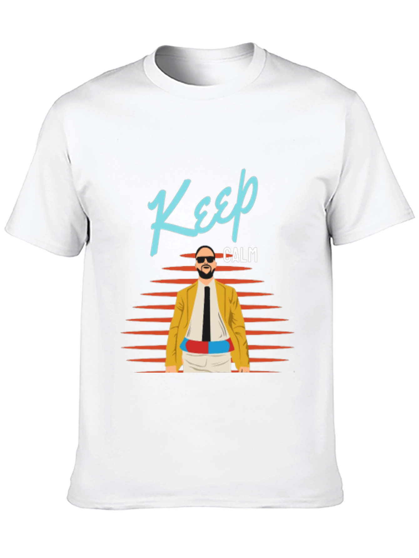 Keep Calm Graphic Tee - Retro Cool