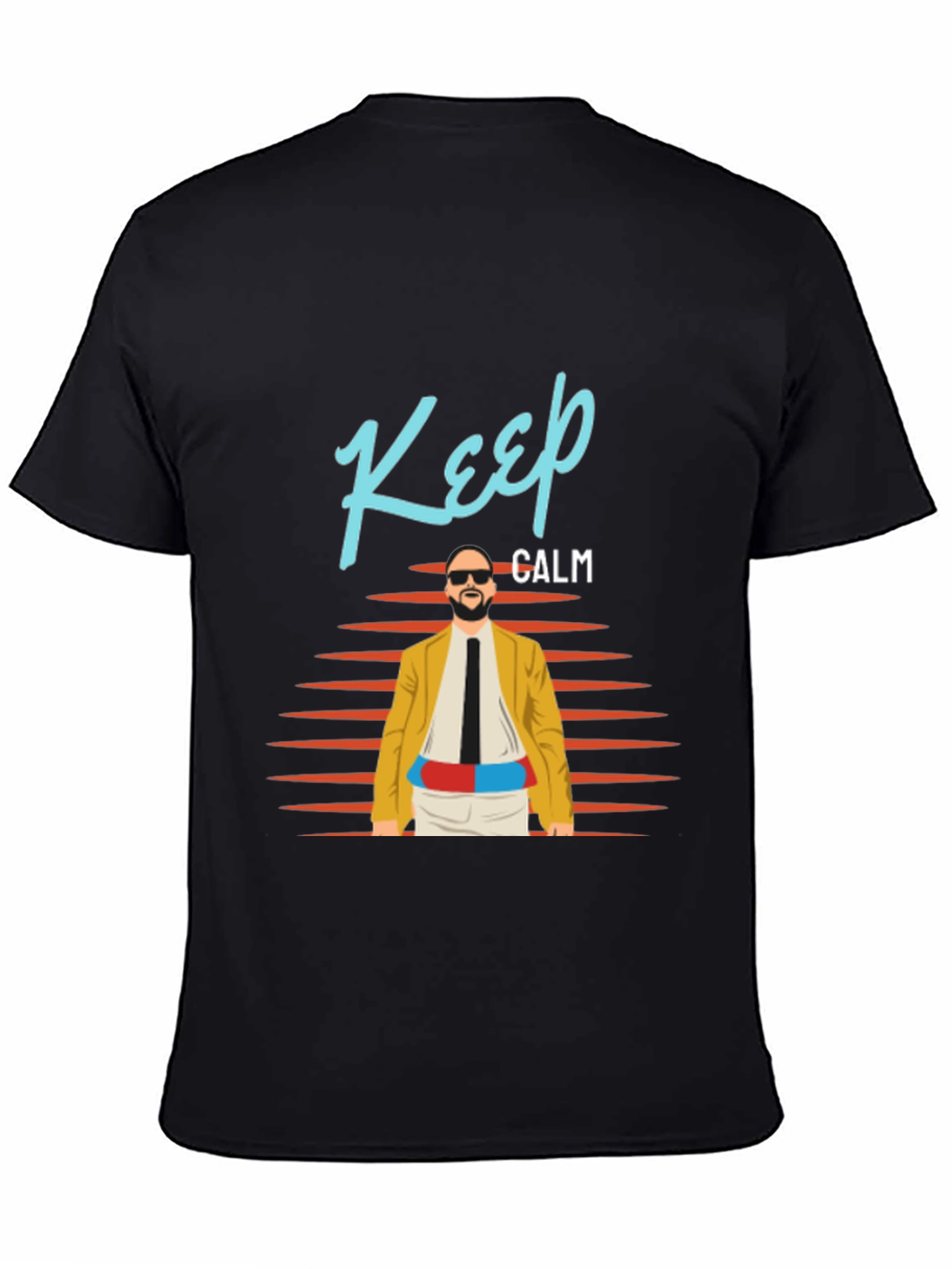 Keep Calm Graphic Tee - Retro Cool